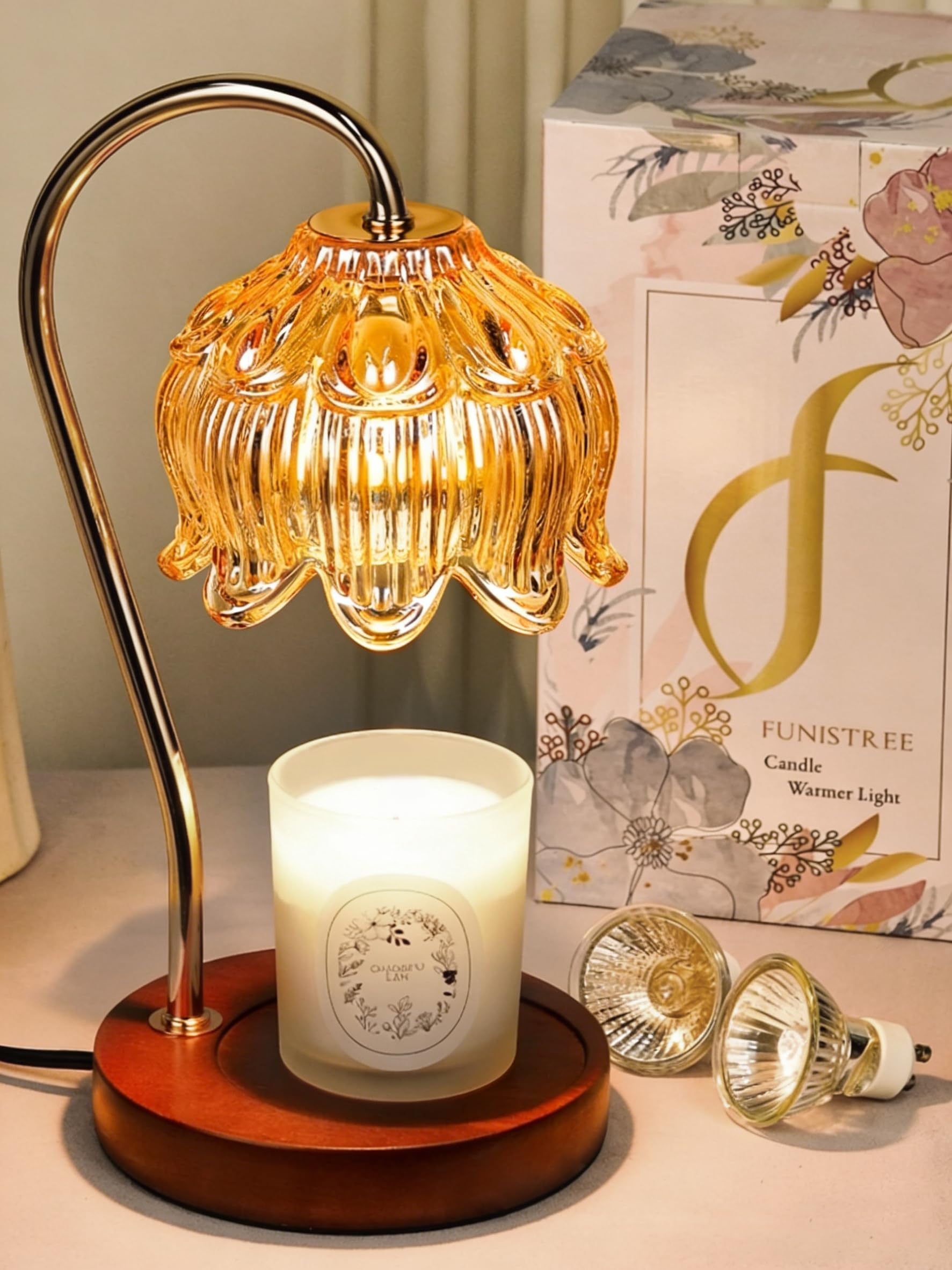 Candle Warmer Lamp with Dimmer, Gifts for Mum, Candle Warmer Gift for Women, Birthday Presents for Mum Friends, New Home Gifts, Candle Heater Lamp for Yankee Candles — view 10