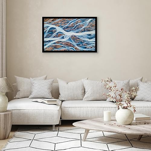 Miniatura 7 de Americanflat 22x35 Poster Frame in Black - Photo Frame with Engineered Wood Frame and Polished Plexiglass Cover - Horizontal and Vertical Formats