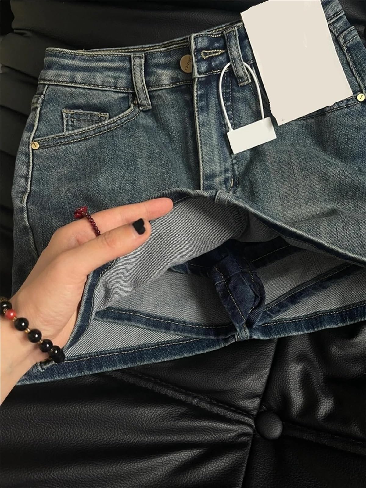 1 Pezzo Gonna di Jeans da Donna Pantaloncini gonne Harajuku Vintage Mini Cowboy Vestiti Estivi per Vacanze E Feste