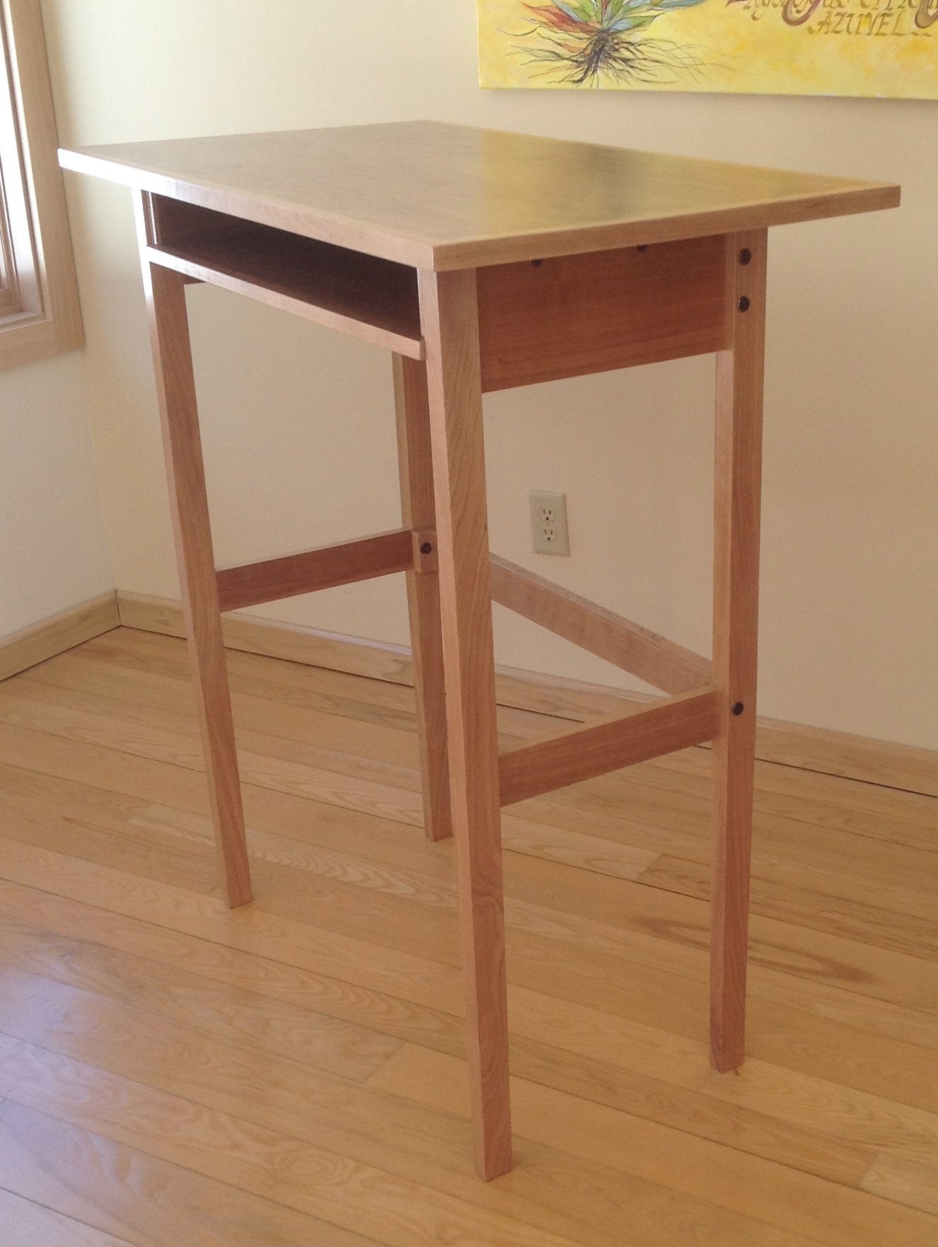 The Standing Scholar's Desk in Cherry