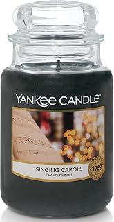 Scented Candle | Singing Carols Large Jar Candle | Up to 150 Hours Burn Time