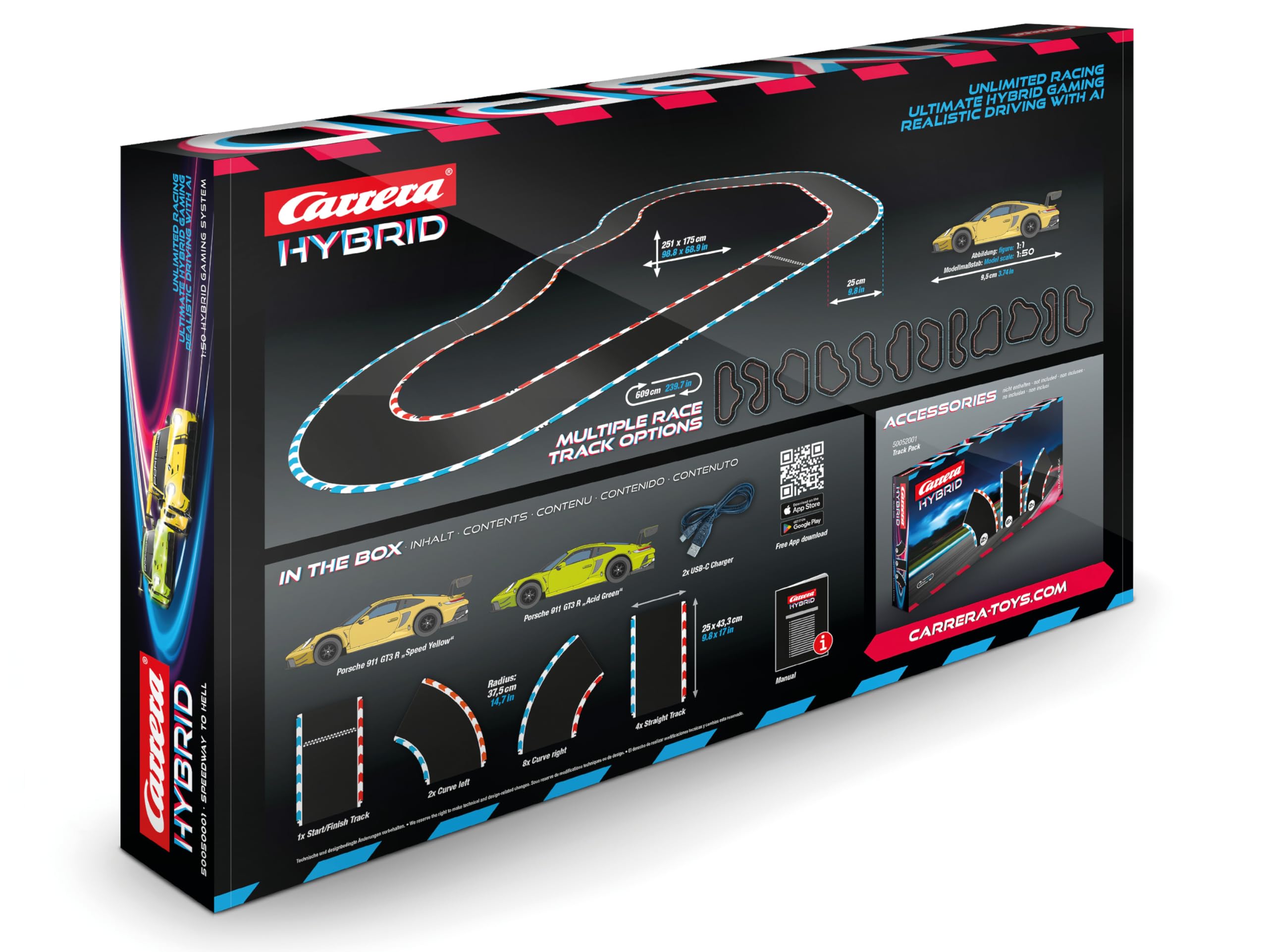 Carrera HYBRID Speedway to Hell I zabawa z wyścigów nowej