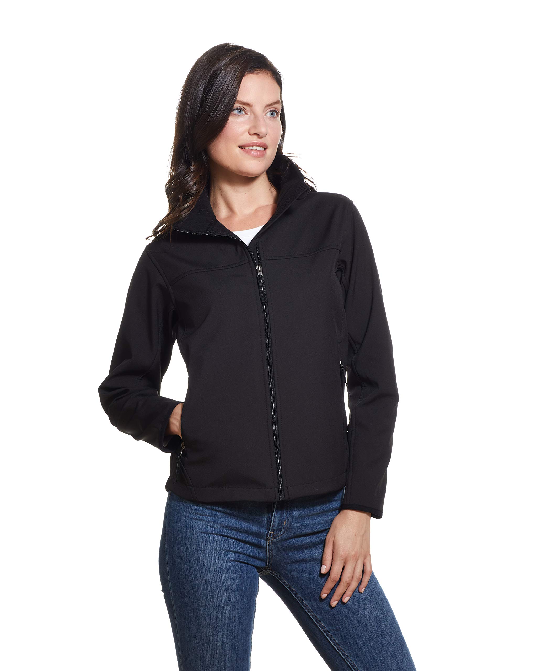 WeatherproofWomens Lightweight Water and Wind Resistant Soft Shell Jacket