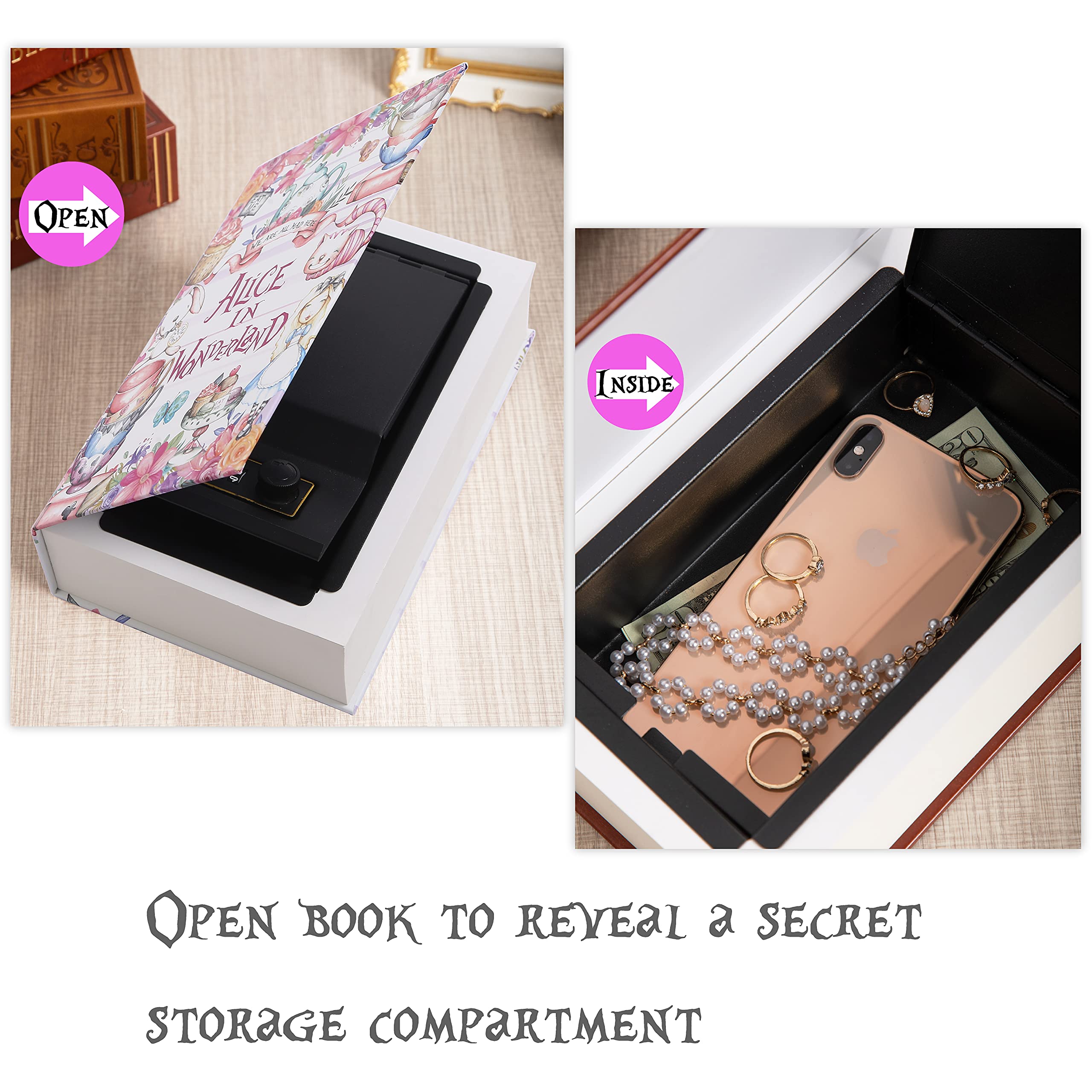 Amazon.co.jp: ALICE 本金庫 コンビネーションロック付き リアル