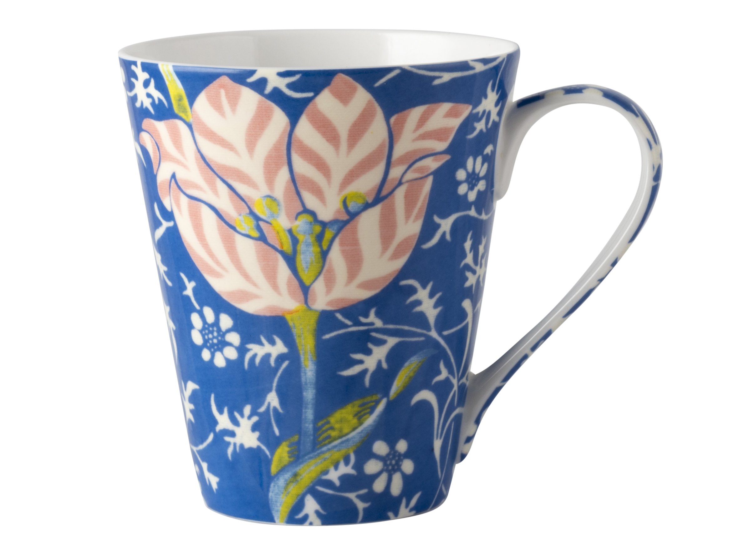 V&A 5174565 Medway Fine Bone China Mug, Ceramic, Multicoloured, 10.3 x 15 x 14 cm