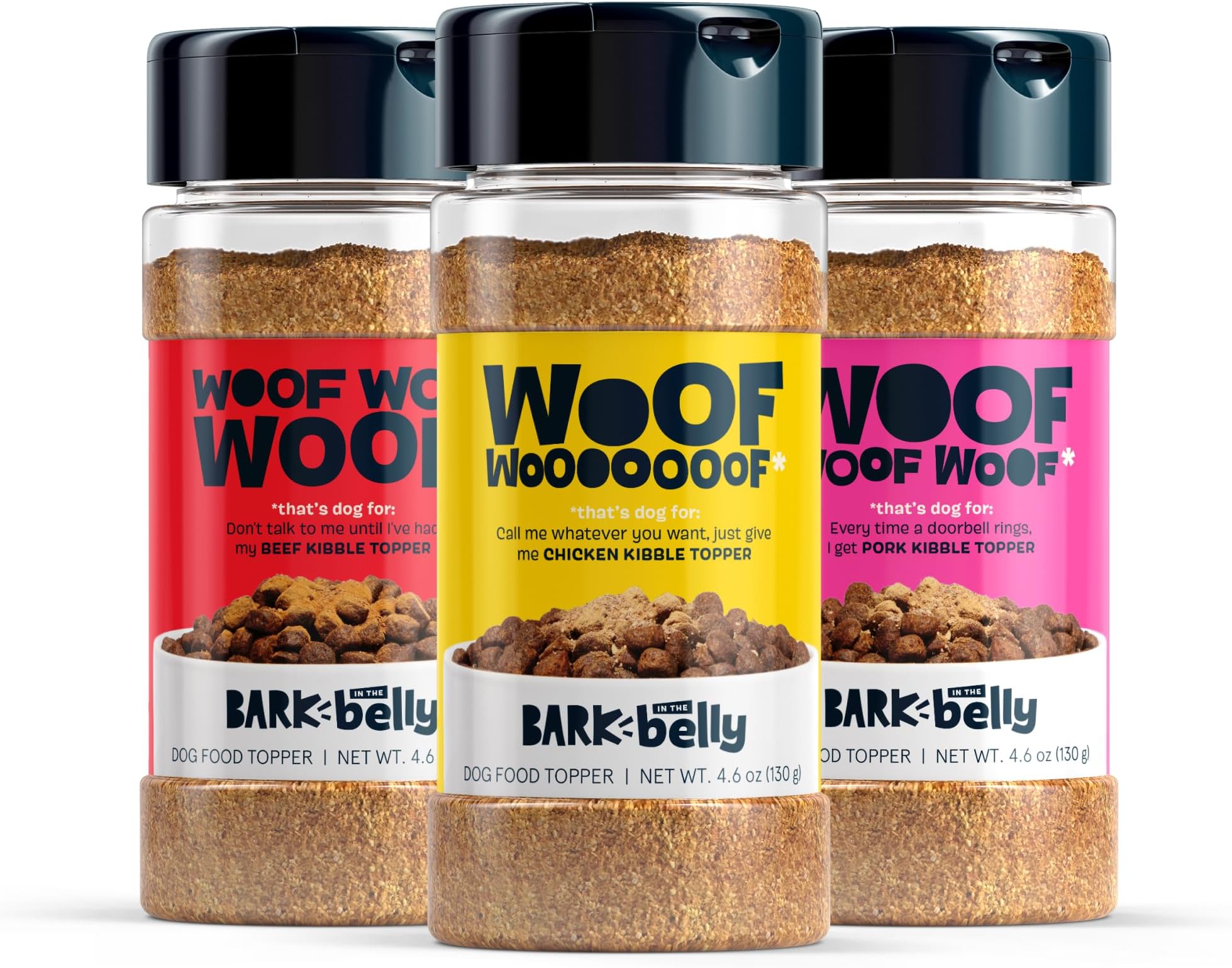 Barkbox Dog Topper - (3) Variety Pack