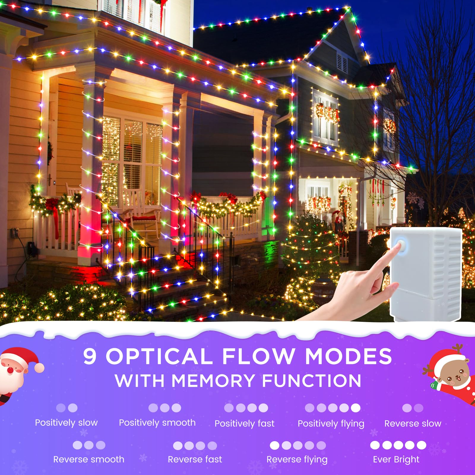 Tubo Luminoso A LED Per Esterni Tubo Luminoso Catena Luminosa Rete Leggera Bianco 20m Con Telecomando 72832215