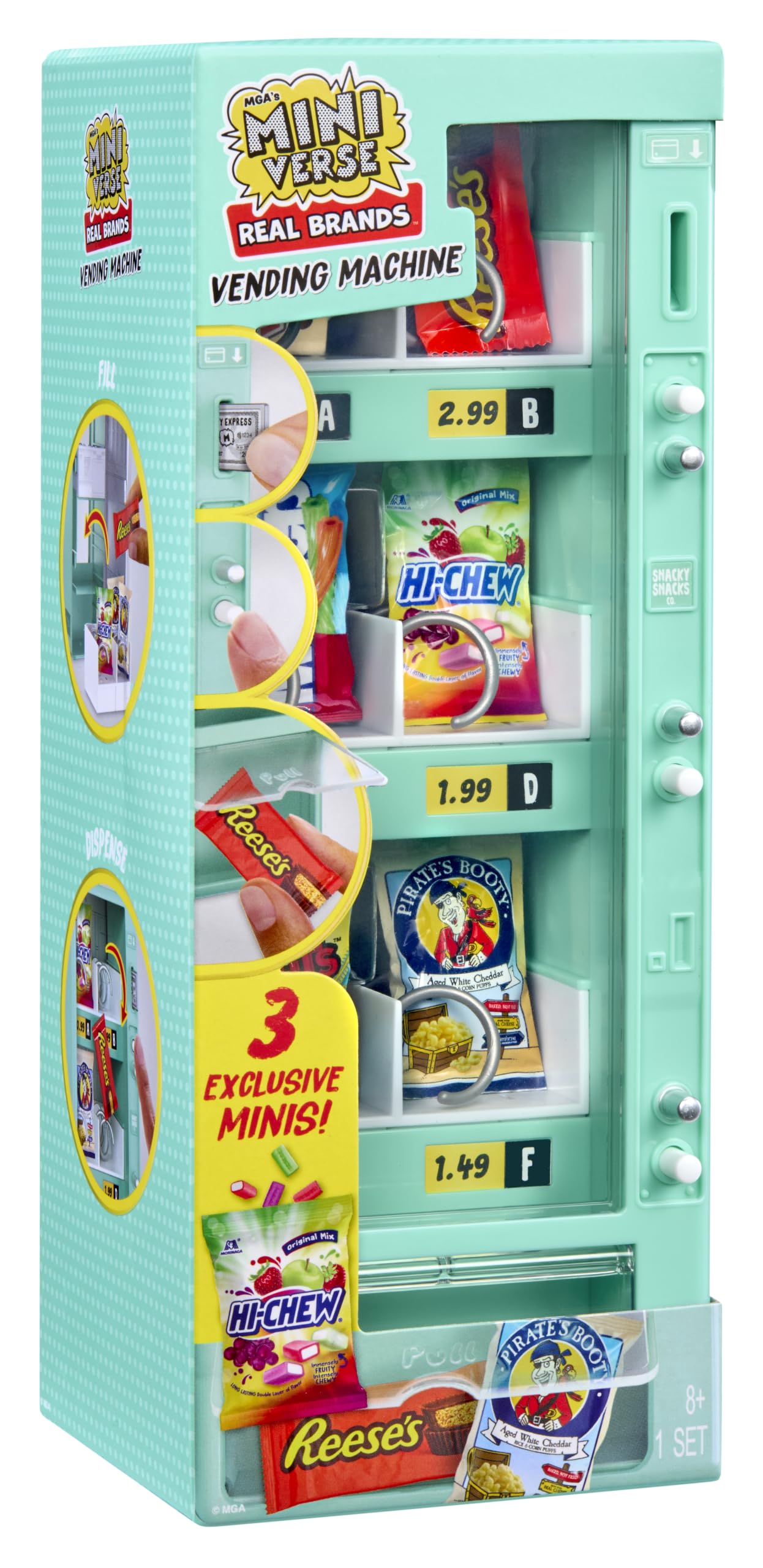 MGA's Miniverse Real Brands Vending Machine - Collectable Minis, Ages 8+