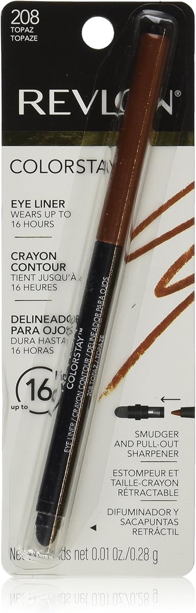 Revlon ColorStay Delineador de ojos, Topez/208, 0.01 onzas
