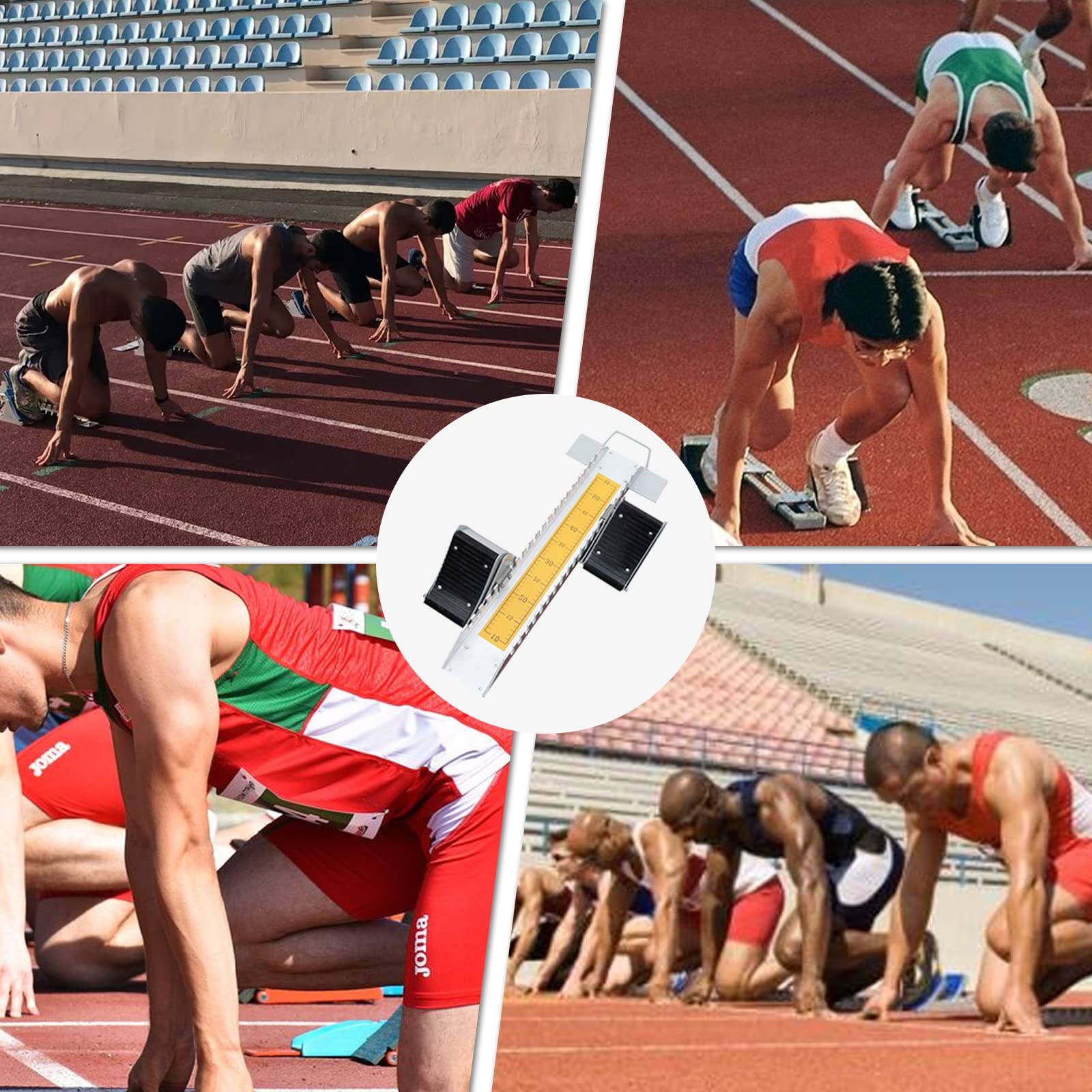 Portable Track And Field Equipment Adjustable Aluminum Starting Blocks ...