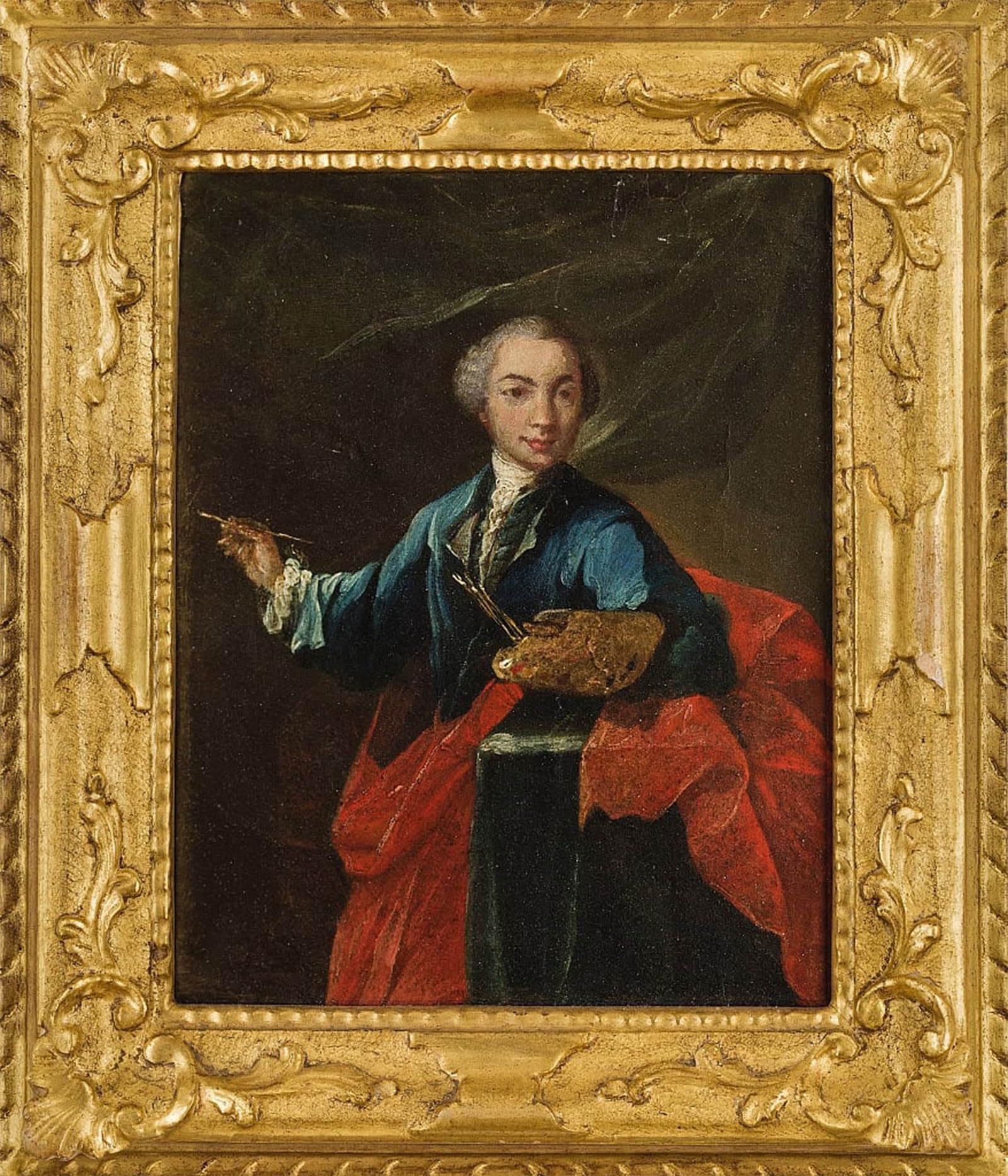 POSTERIIk Famous Animal Posters Vintage Picture Self portrait by Pietro Longhi Modern Wall Decor for Home Decor 60x90cm