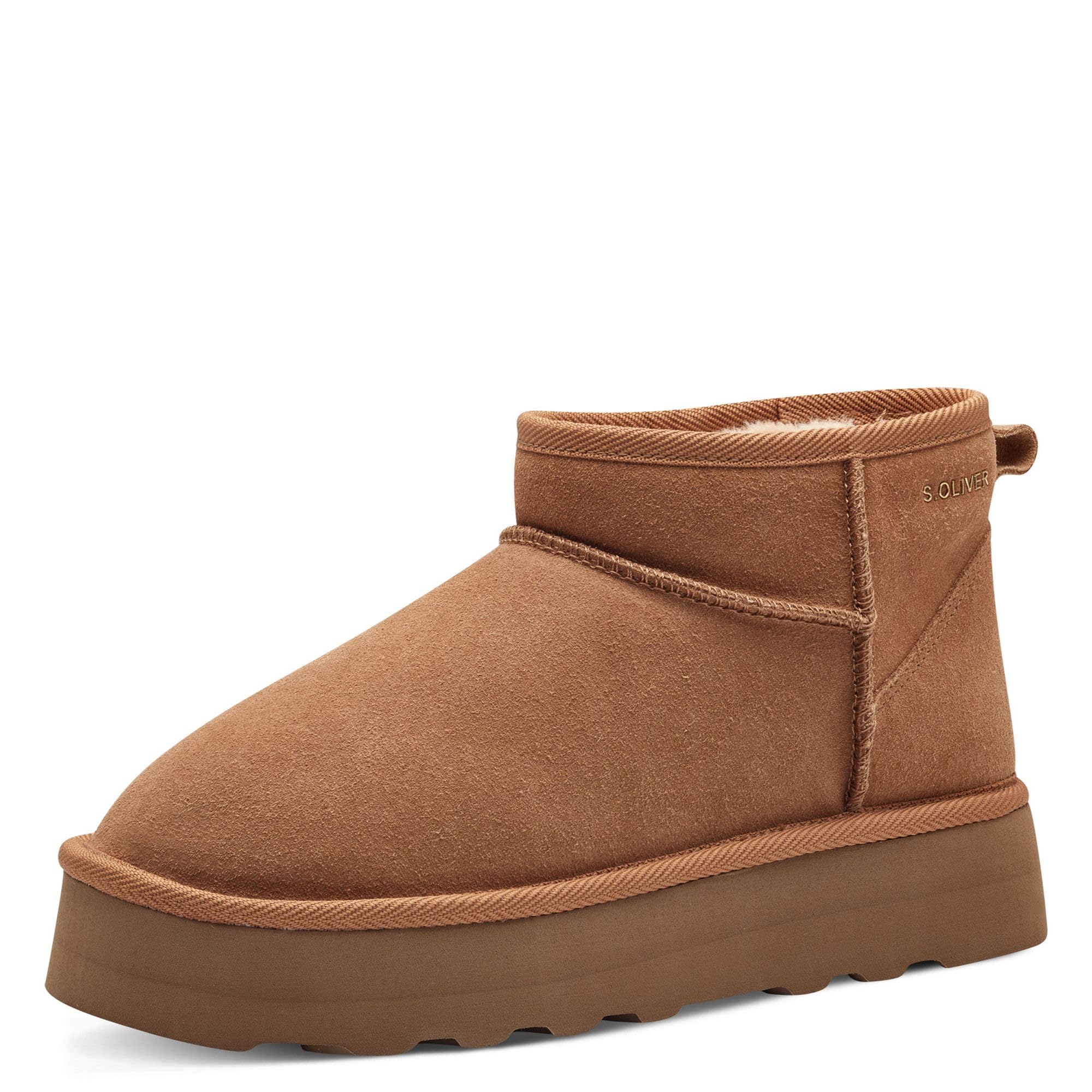 s.Oliver Women's 5-26352-41 Snow Boots, Cognac, 8 UK
