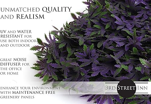 Miniatura 3 de Milltown Merchants Seto de hojas de marihuana artificial, planta de malezas falsas, decoración de tienda de humo, difusor de sonido, arte de pared