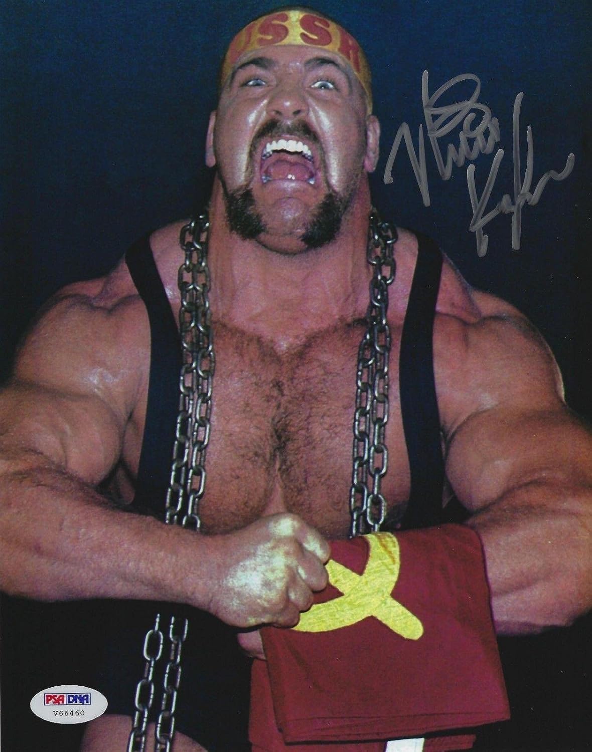 Nikita Koloff Signed 8x10 Photo COA WCW WWE Picture Pro Wrestling Auto