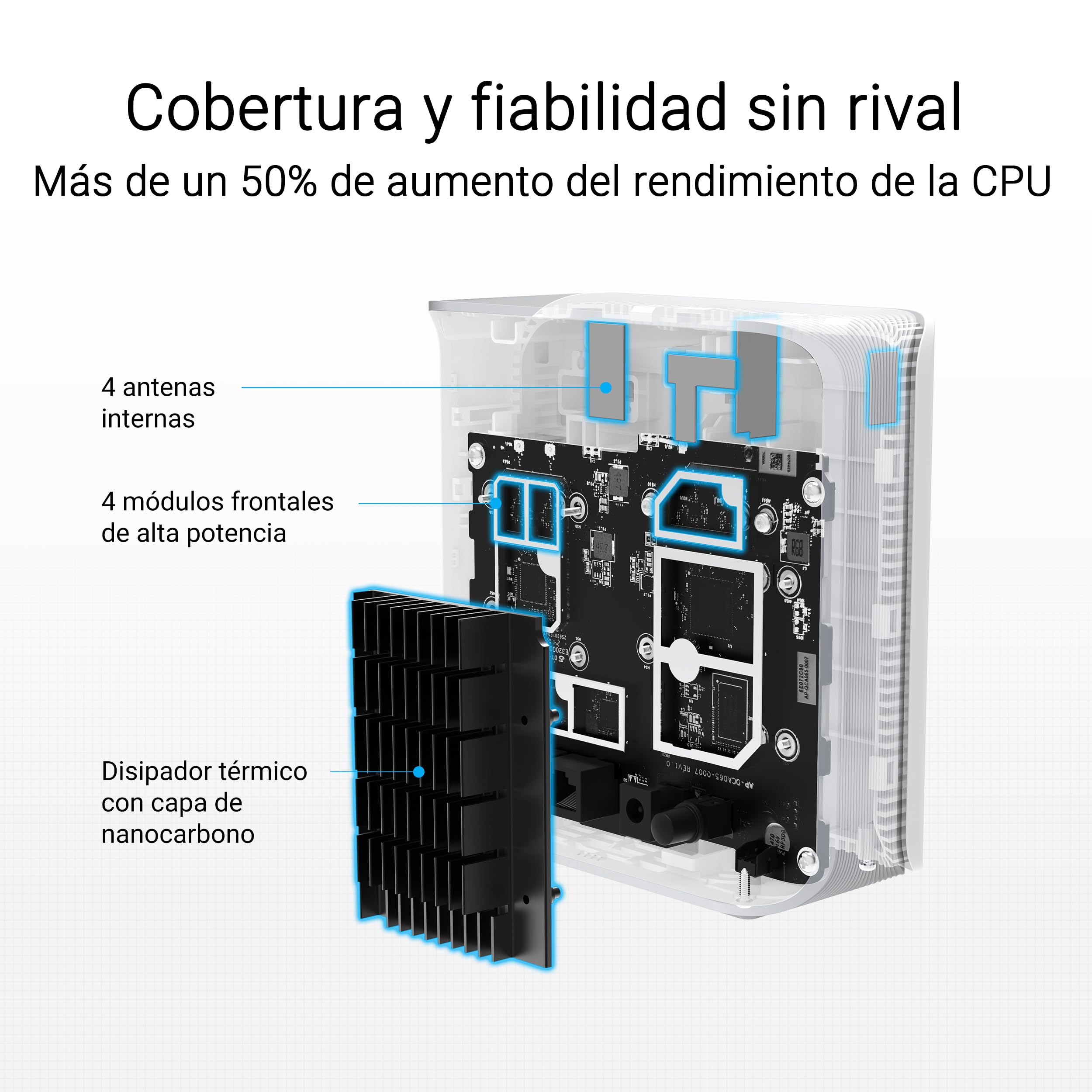 Asus - Pack de 2 Routeurs ASUS ZenWiFi BD4 Blanc | WiFi 6 Mesh