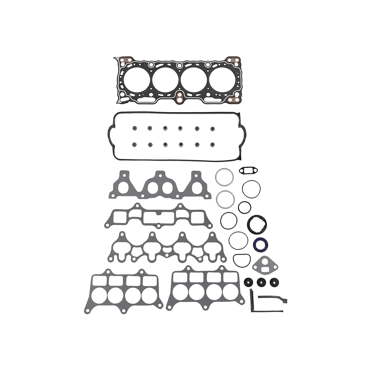 Jogo de Juntas de Cabeçote DNJ HGS208 para Honda Prelude 1988-1990 2.0L L4 12V SOHC 1958cc