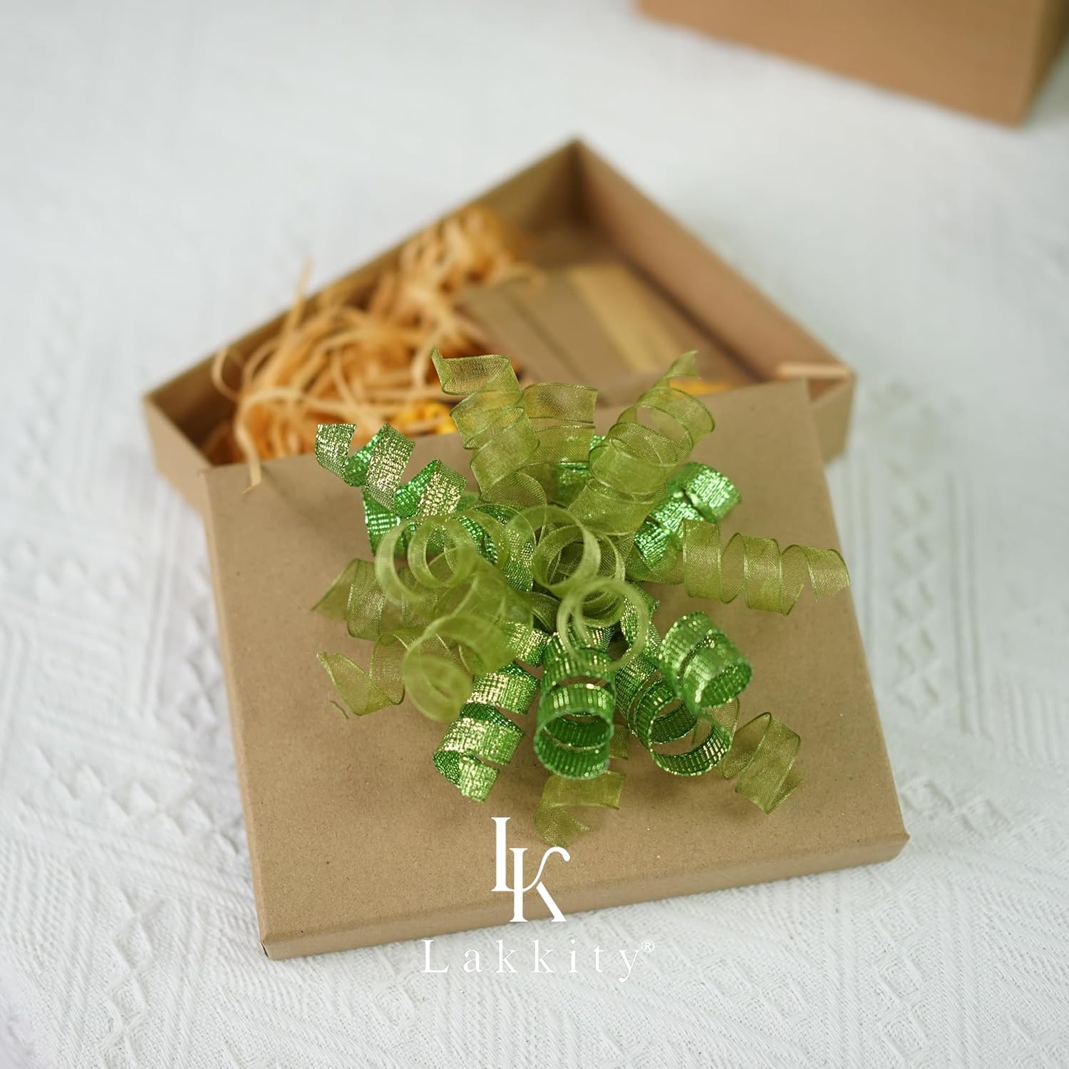 Lakkity 12Pcs Bows for Gift Wrapping, 6 Inch Curly Ribbon Bows, Self Adhesive Burst Gift Bow for Presents,Paper Bag, Baby Shower Favors, Wrapping Accessories, Wedding Decor(Deep green) - Image 6