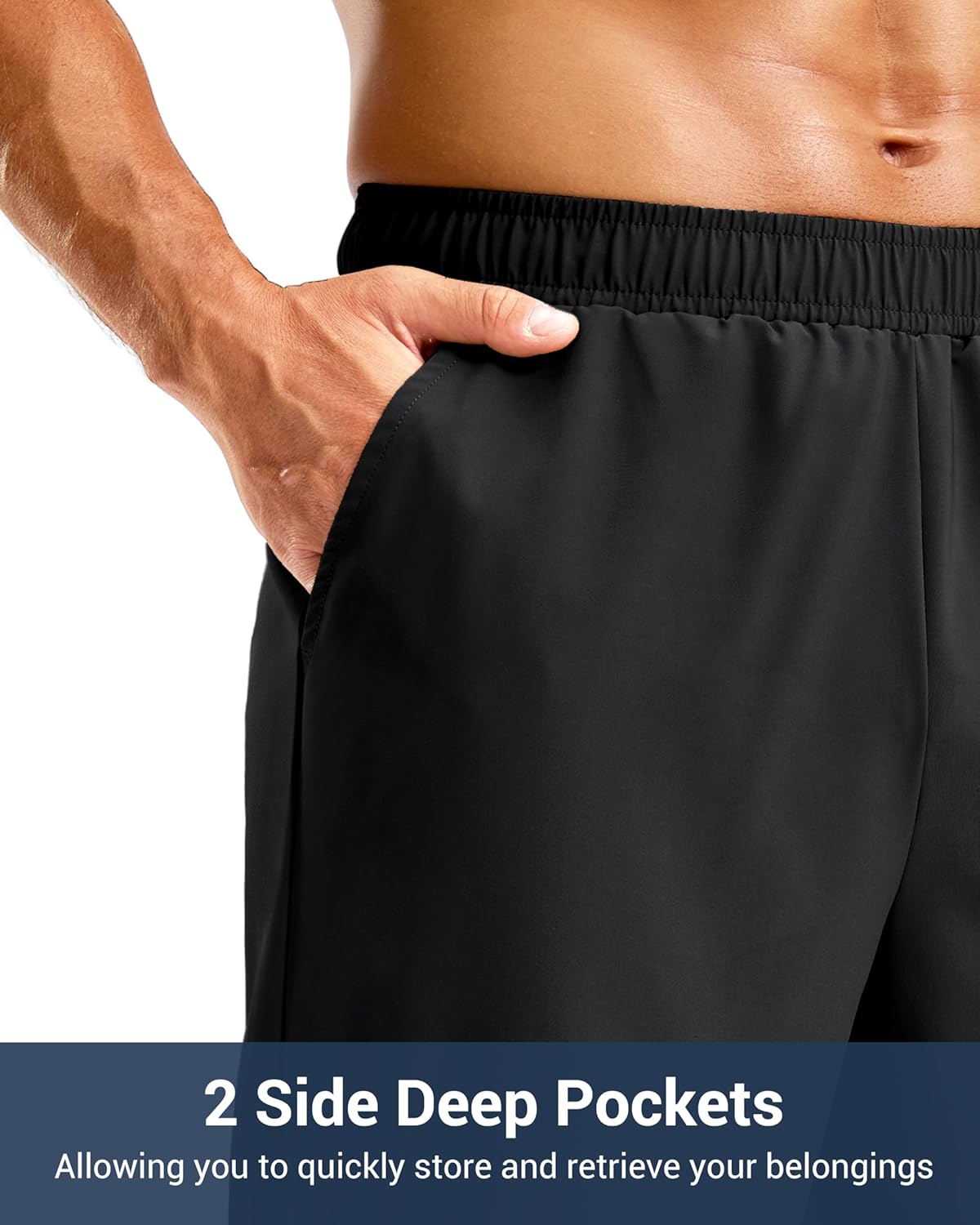 G Gradual Men's Athletic Running Shorts with Pockets Lightweight Quick Dry 5"/ 7"/ 9" Basketball Workout Gym Shorts for Men - Image 5