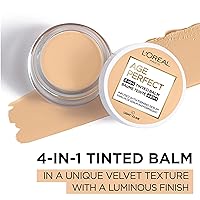 Vista 3 de L'Oreal Paris Age Perfect 4-in-1 Tinted Face Balm Foundation with Firming Serum, Light 10, 0.61 Ounce