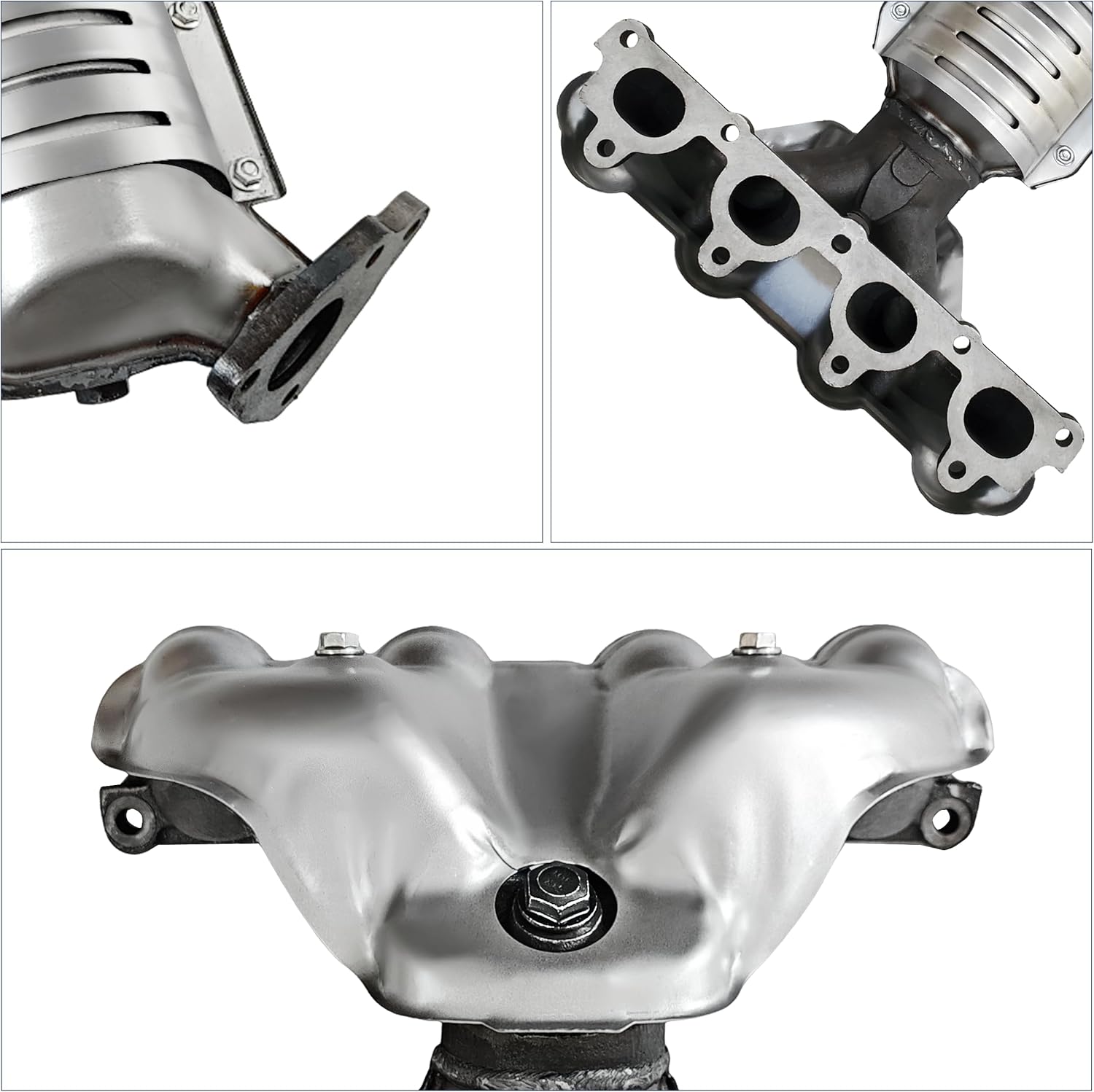 JT Exhaust Manifold Compatible with 1996-2000 Honda Civic 1.6L EPA (Catalyst+ Grade)