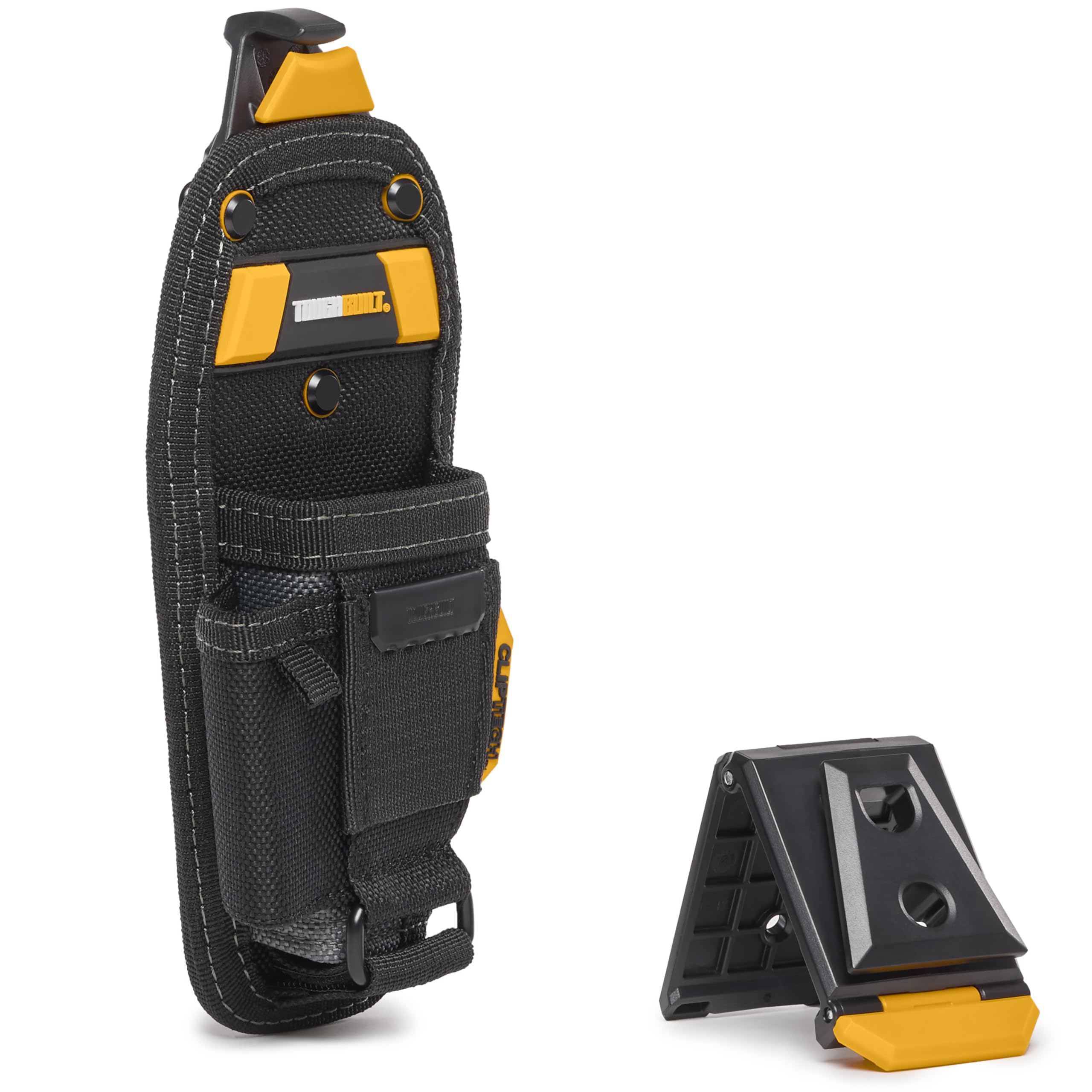 ToughBuilt ClipTech Series - Pliers Tool Pouch with Pockets Loops Tape Measure Clip Screwdriver Pencil Holder