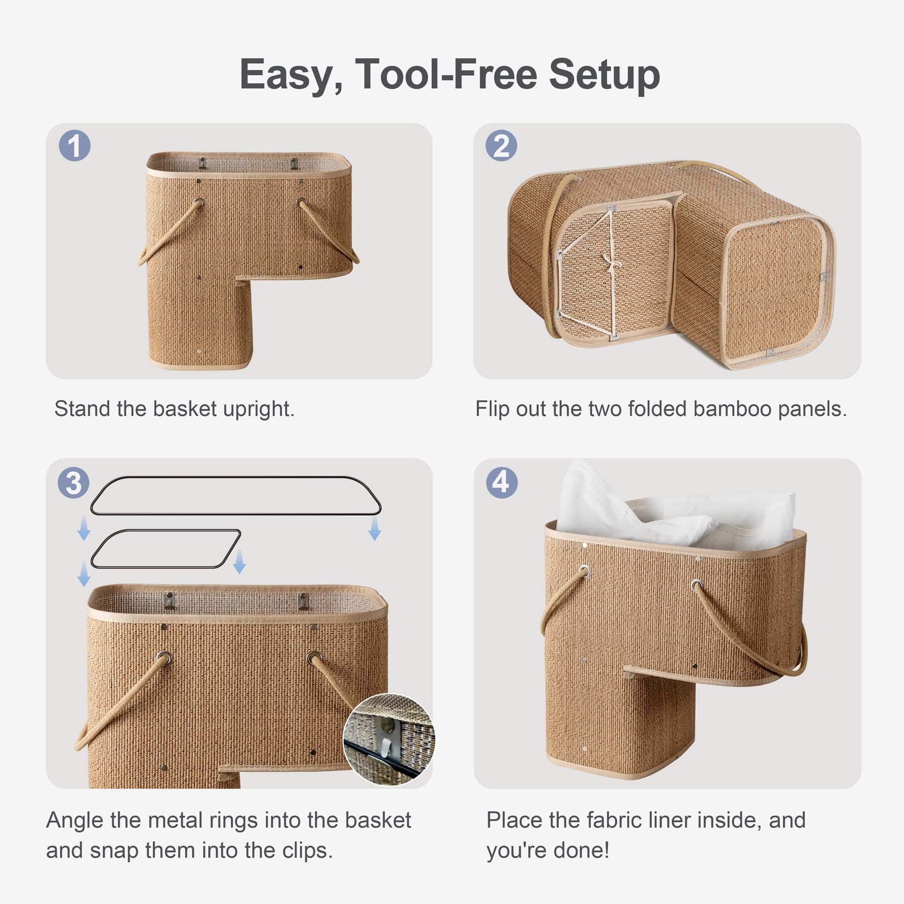 Bamboo Stair Basket - Organize Your Stairs -3