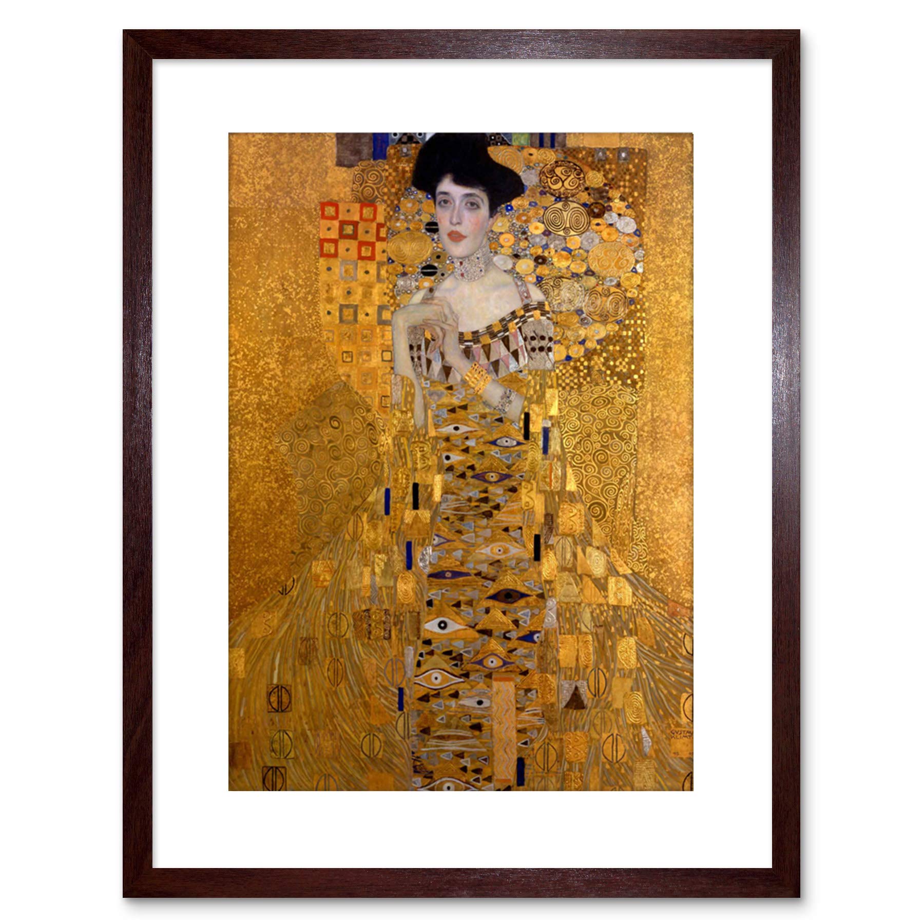 Wee Blue Coo PAINTING PORTRAIT KLIMT BLOCH BAUER SECESSION FRAMED PRINT F97X3124