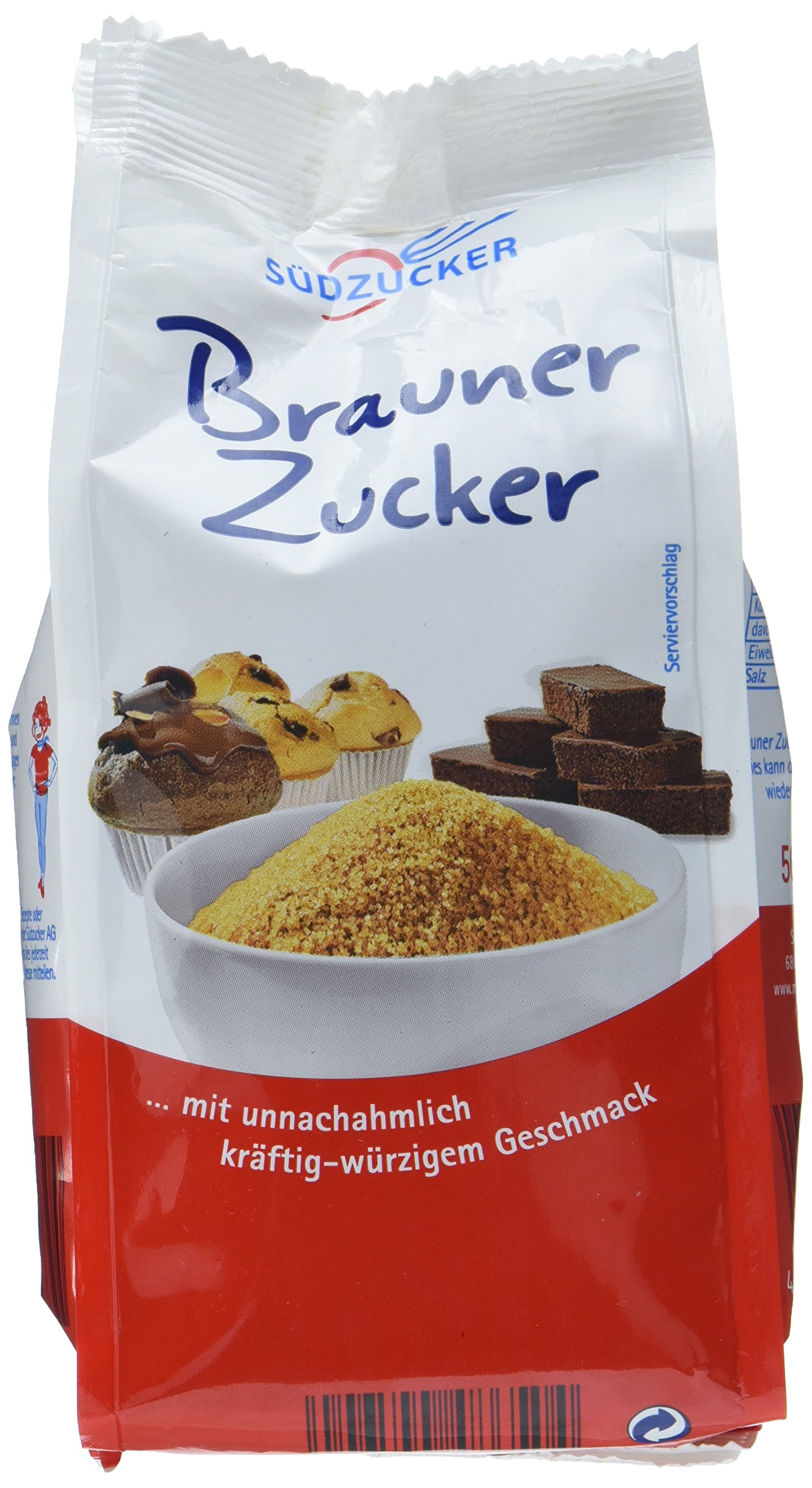 Südzucker Brauner Zucker, 500g