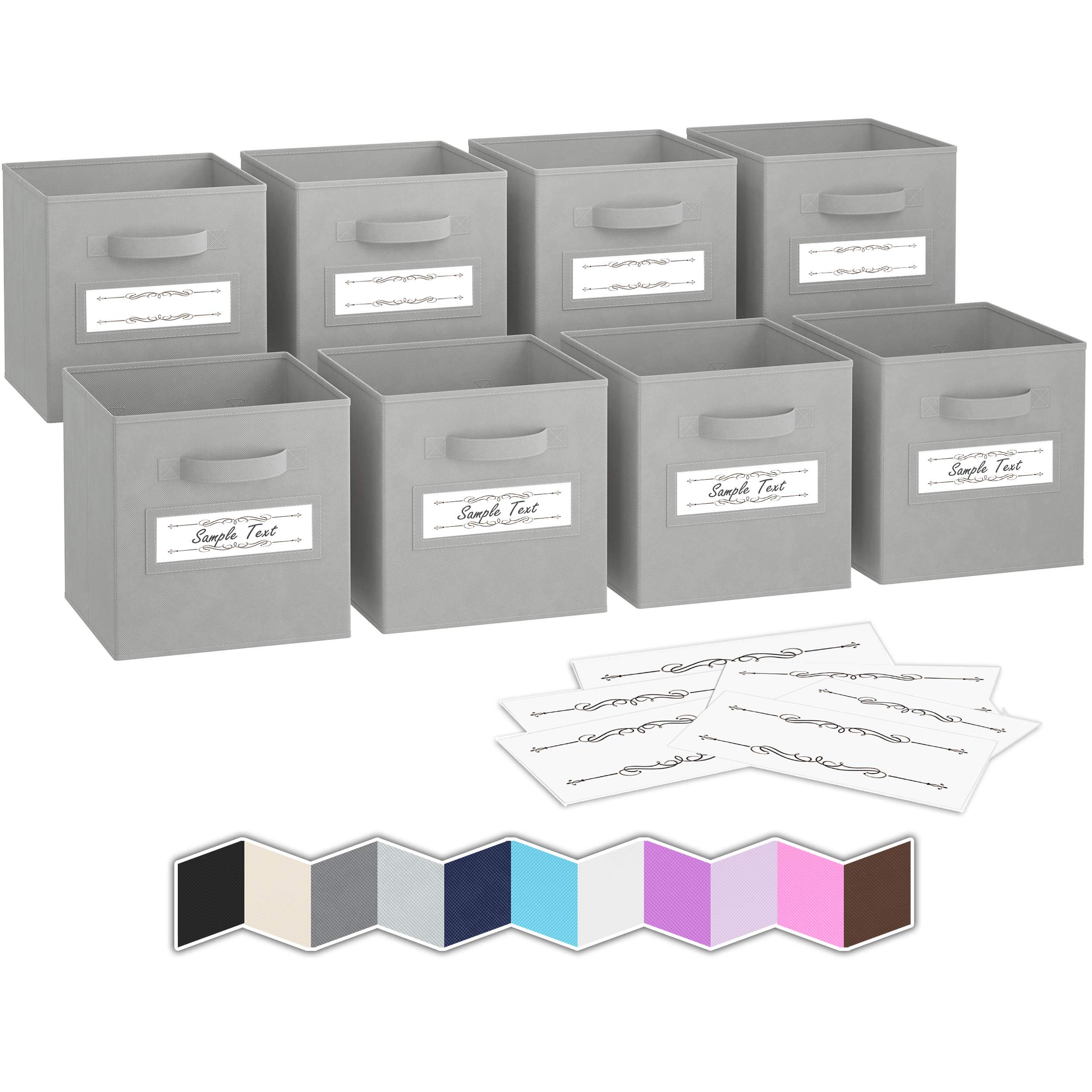 Buy Royexe Storage Cubes 11 Inch Cube Storage Bins (Set of 8