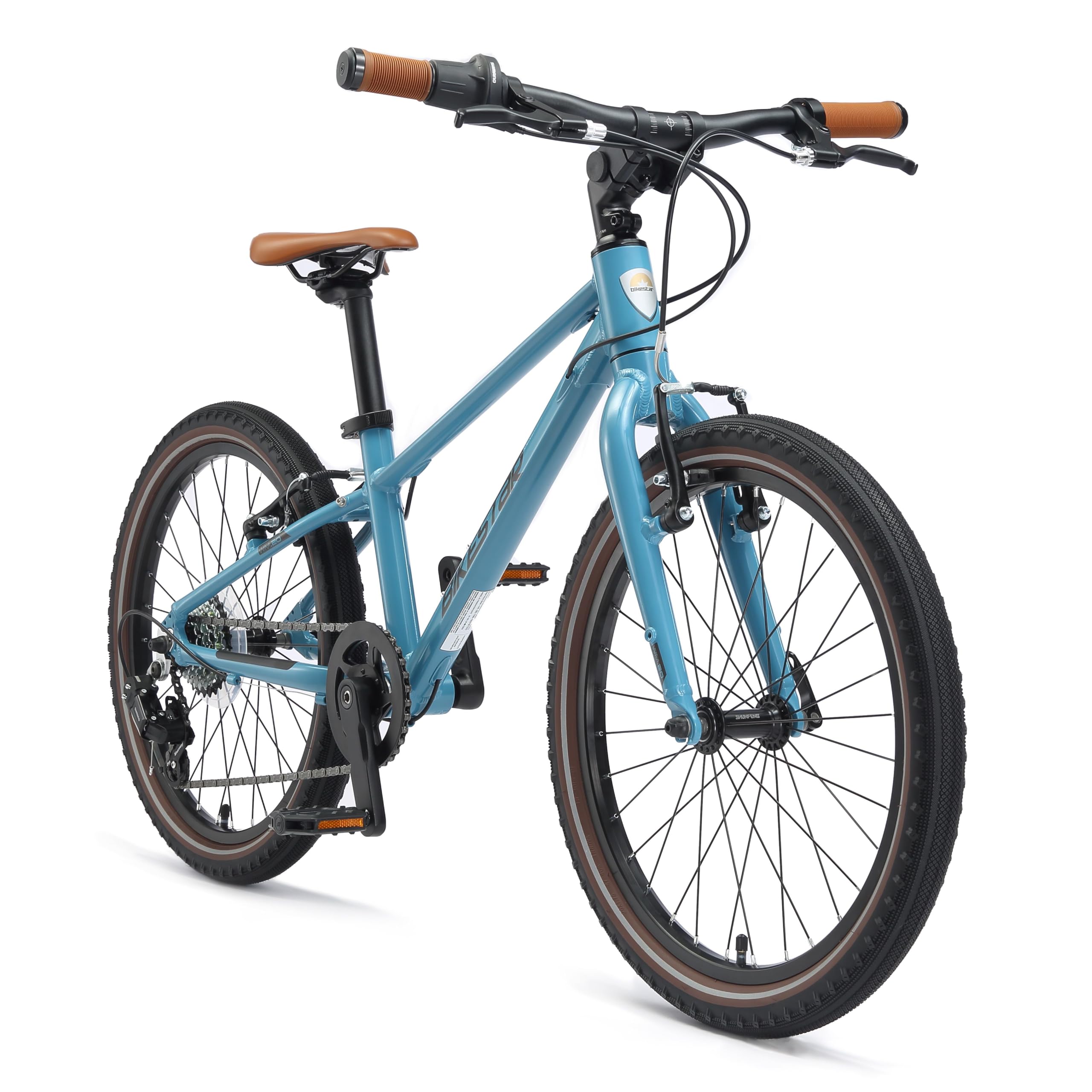BIKESTAR Bicicletta Leggera da 8 kg per Bambini in Alluminio da 6 Anni | 20  Pollici Cambio Shimano a 7 velocit� Ultra Leggera | Blu : Amazon.it: Sport  e tempo libero