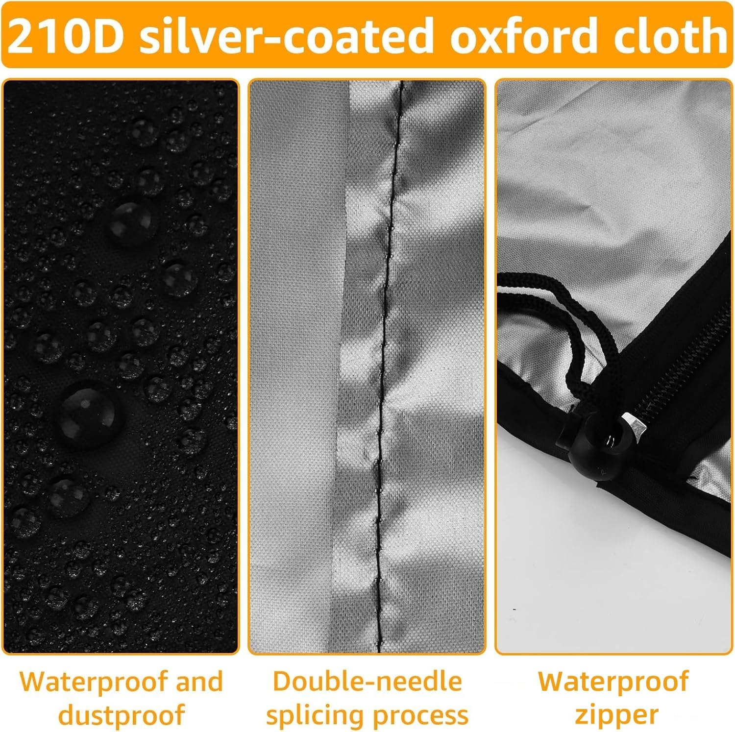Hängesessel Abdeckung groß 190 x 115 cm, 210D Oxford Gewebe Wasserdicht Hängesessel Schutzhülle, Schwingsessel Schutzhülle Abdeckhauben, Abdeckplane mit Reißverschluss Kordelzug, Schwarz