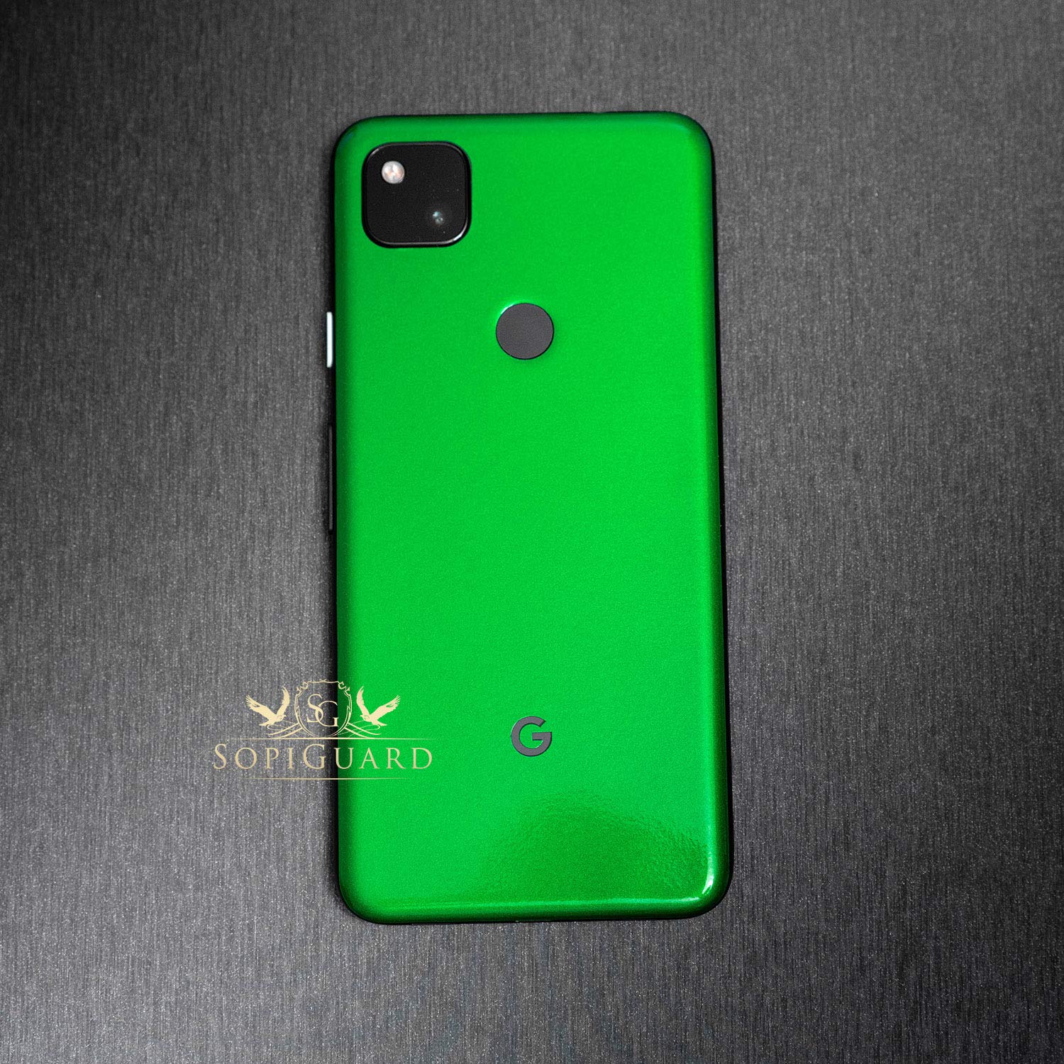 SopiGuard Sticker Skin for 8BitDo Arcade Stick Top Panel Only Vinyl Decal Wrap (Gloss Geen)