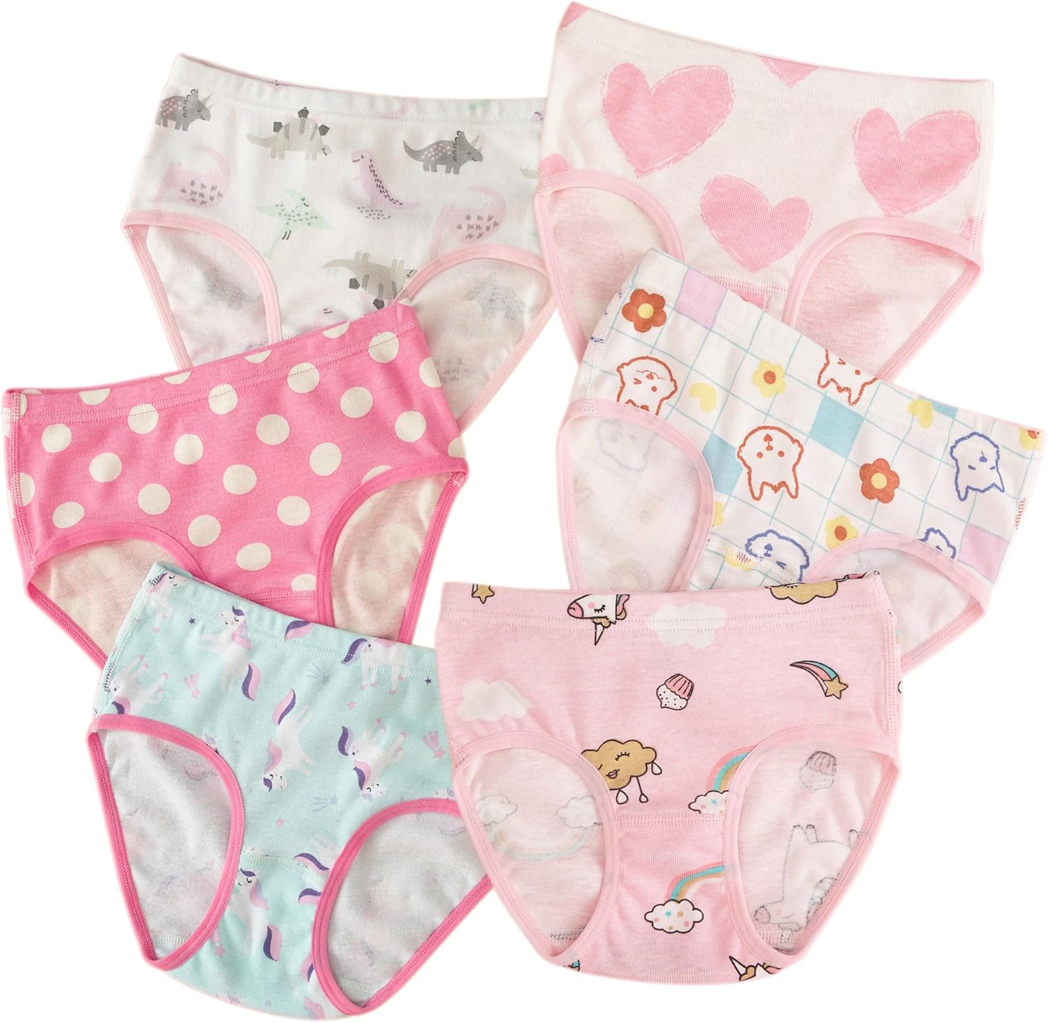 Girls Cotton Panties Little Big Kids Soft Undies Toddler Breathable Briefs Underwear 3-14Yrs - Image 6