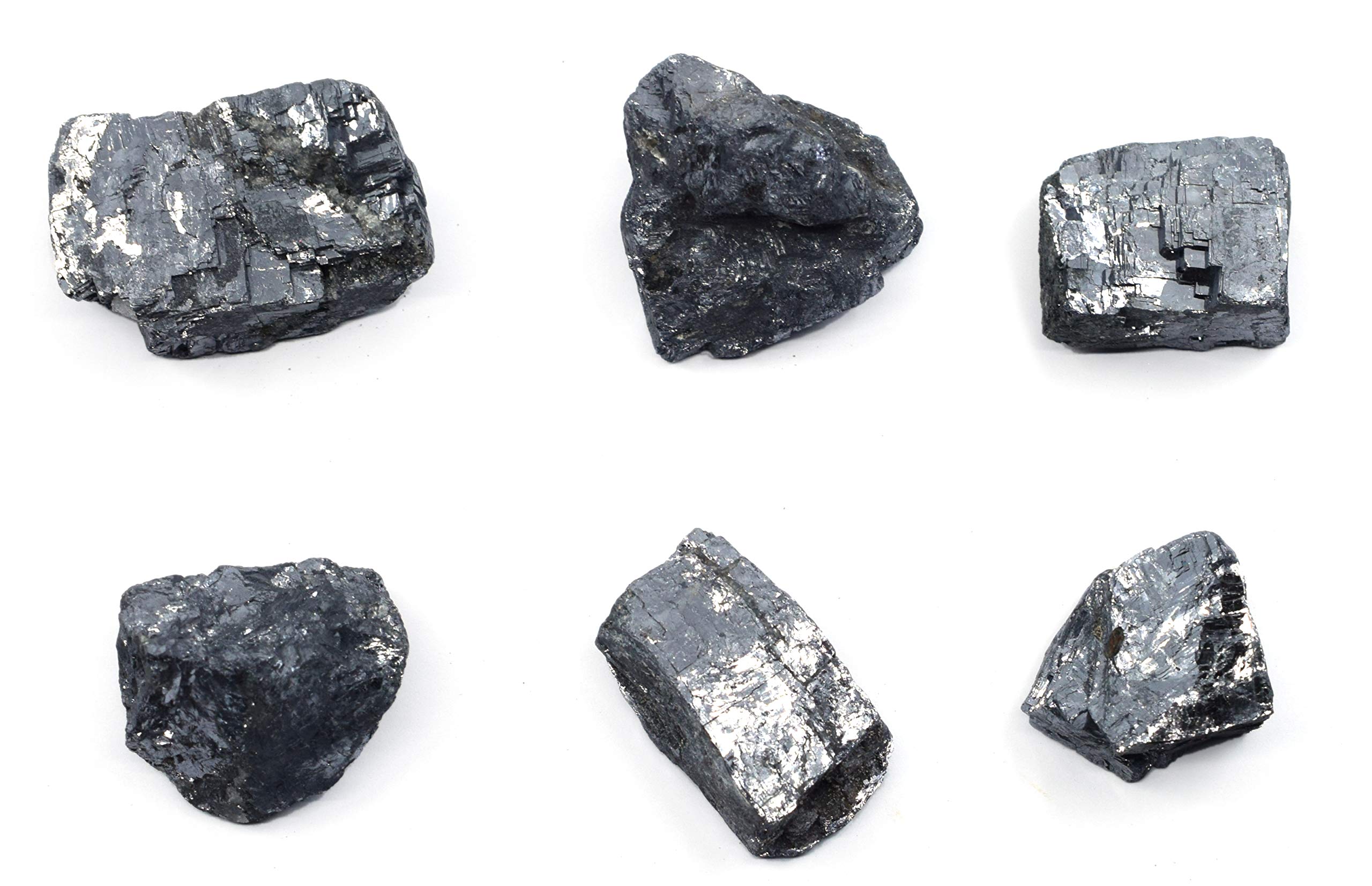 EISCO 6PK Raw Galena, Mineral Specimens - Approx. 1