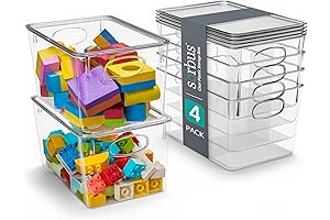 Sorbus Clear Stackable Storage Bins: The Ultimate Toy Storage Solution