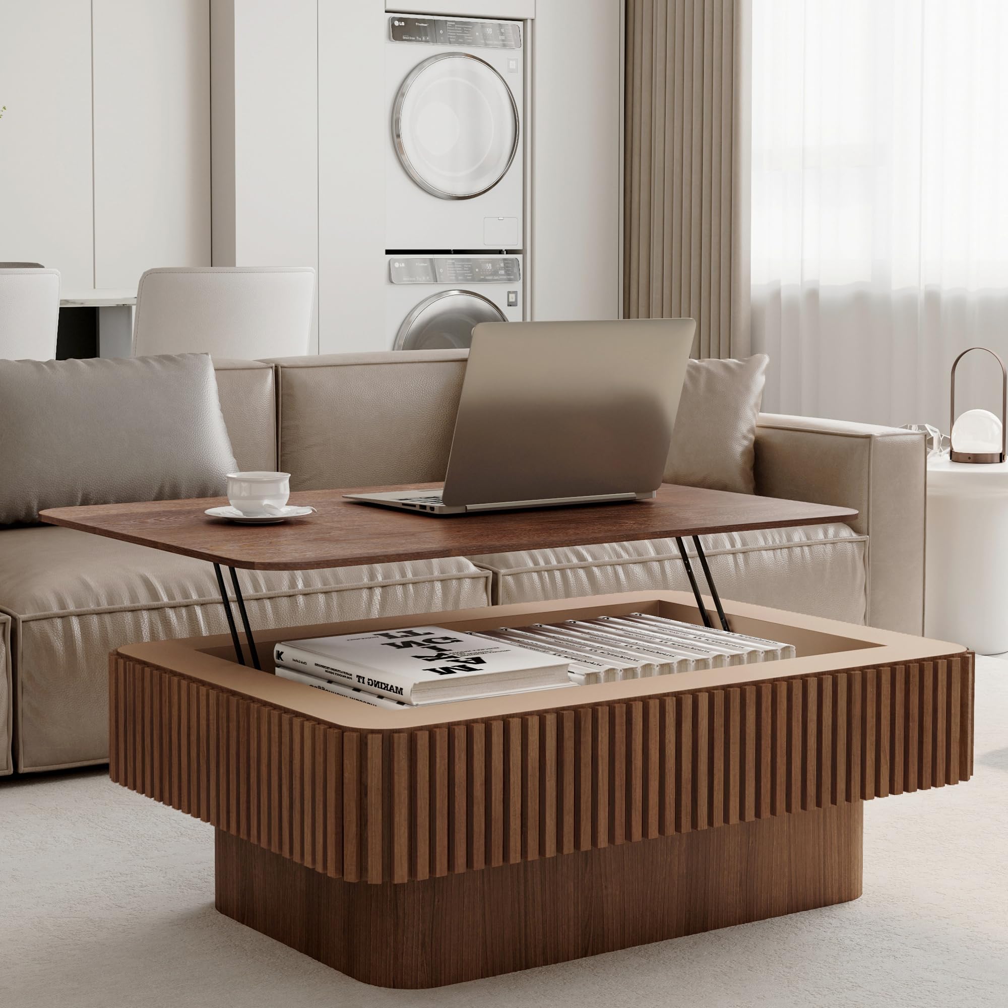 Amazon.com: Coffee Table with Lifting Top for Living Room,Mid