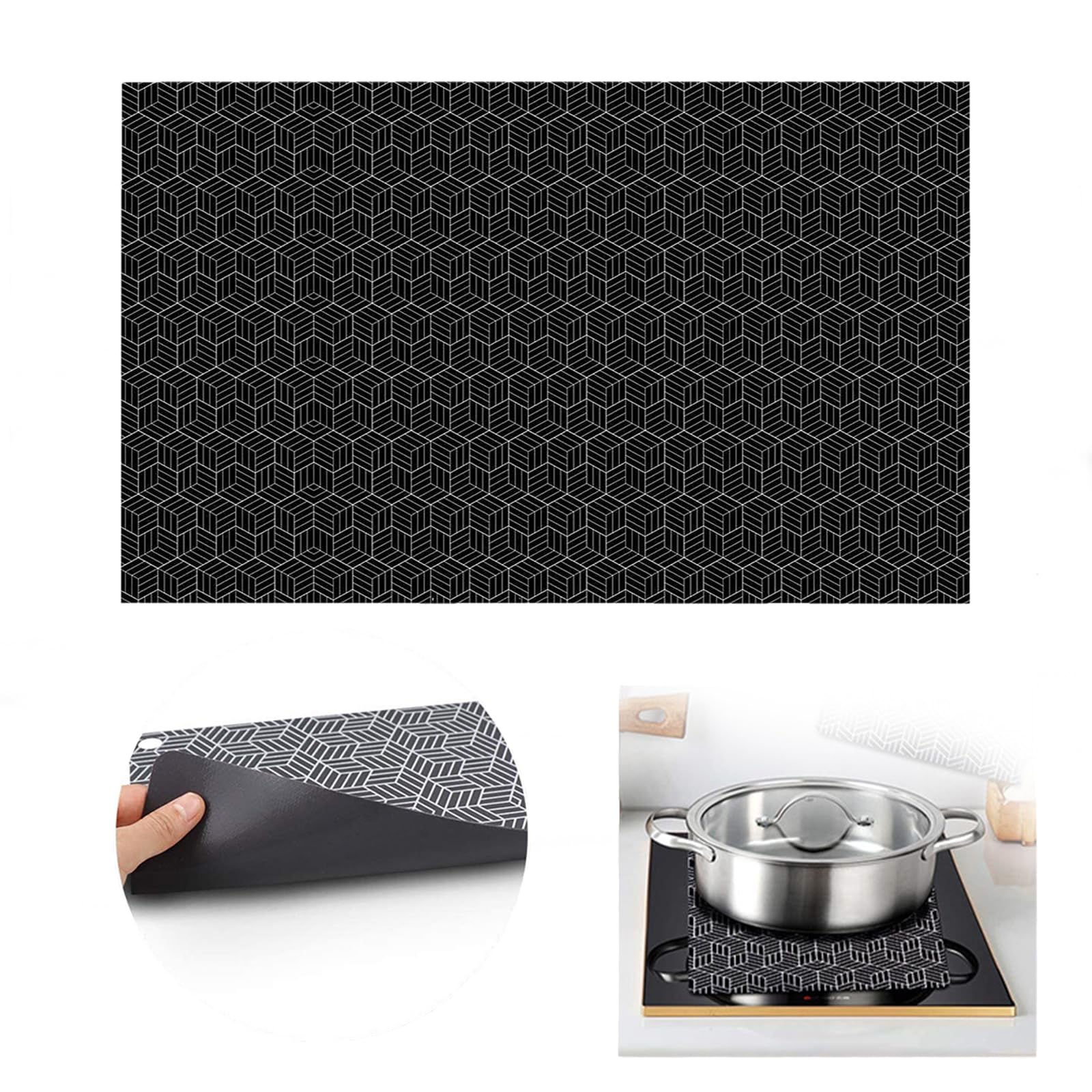 Diyxisk Induction Mat, 52 x 78 cm, Heat Resistant, Kitchen