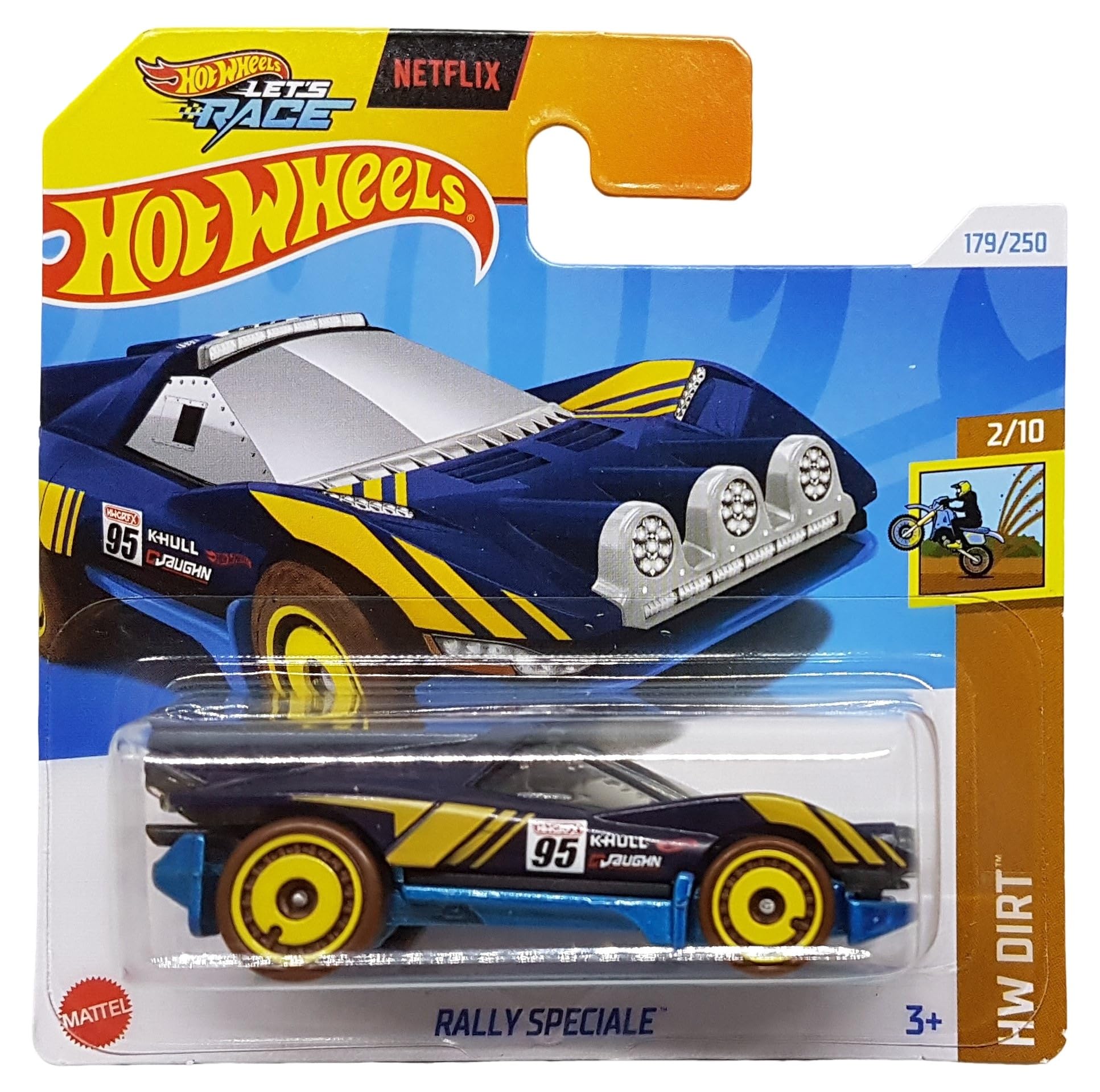 Hot Wheels - Rally Speciale - HW Dirt 2/10 - HTF06 - Short Card - Netflix Let's Race - Mattel 2024-1:64