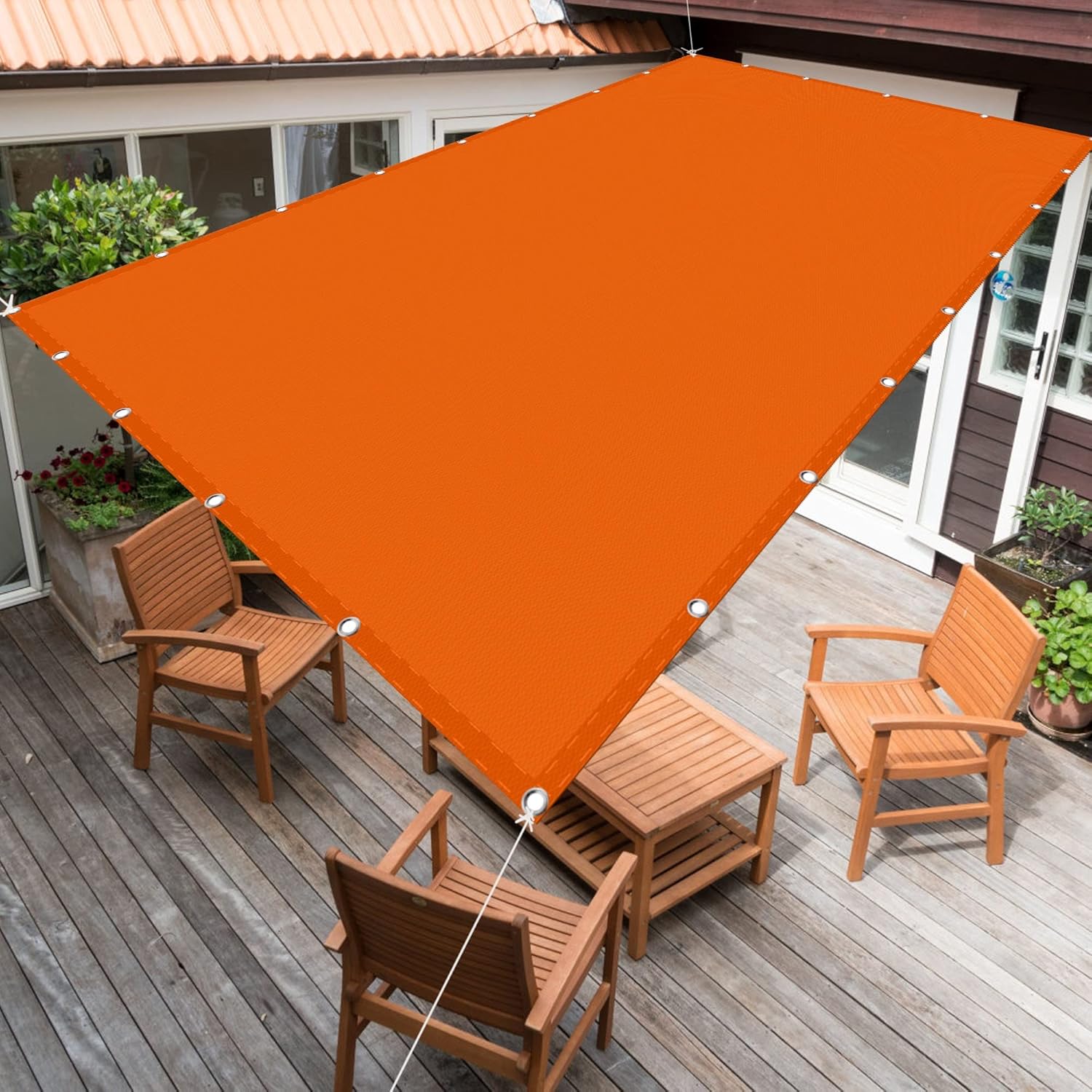 Sun Shade Sail Shade Canopy 2 x 2 m With Free Rope Sun Shade Sail