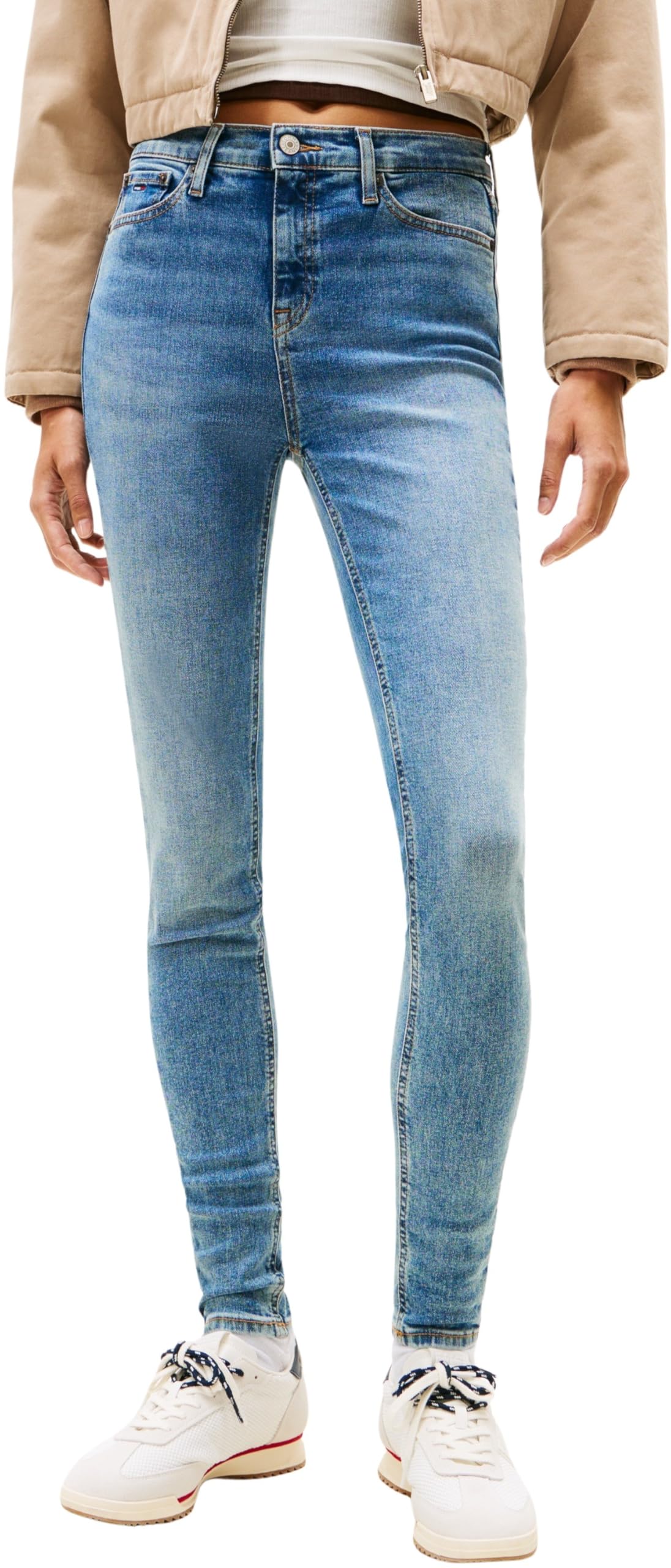 Tommy Jeans Womens Nora Mr Skny Bi0234 Dw0dw20652 Skinny, Denim (Denim Medium), 33W / 32L UK
