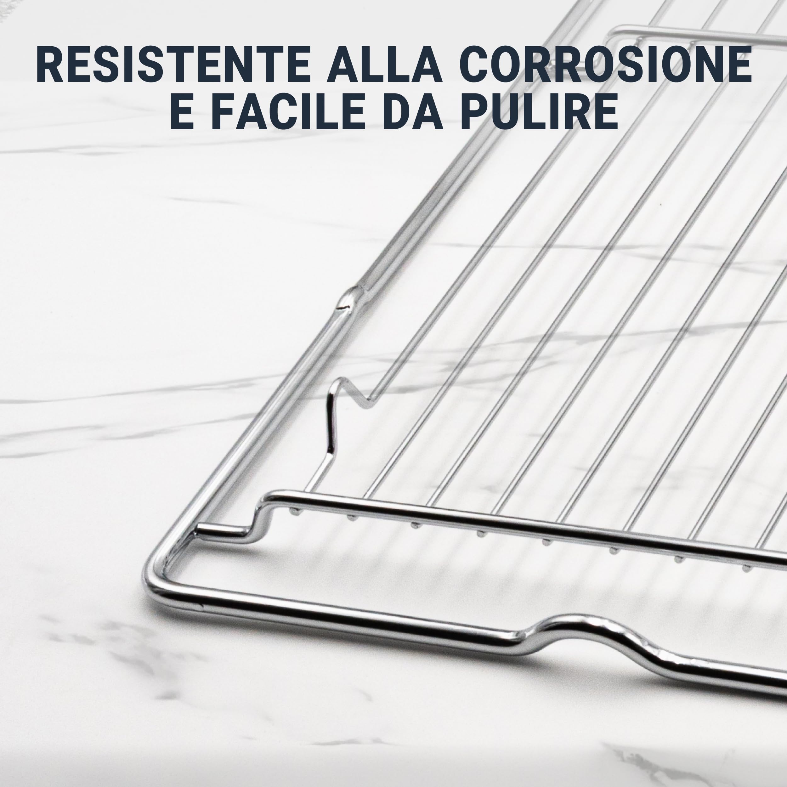 Griglia di ricambio per griglia da forno HEZ634000 compatibile con Bosch Siemens 00577170, griglia 455 x 375 mm, griglia per forno