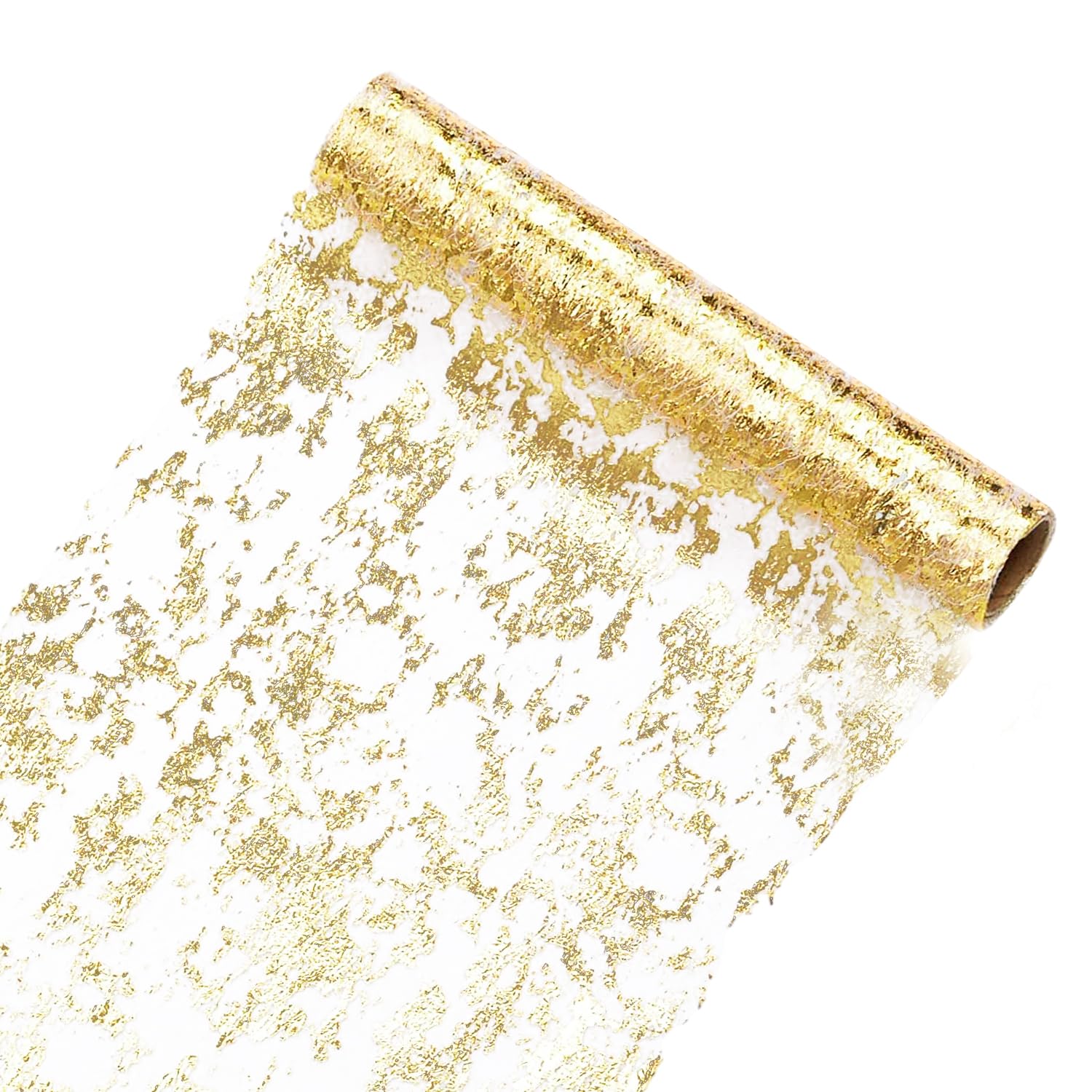 1 Stück Goldene Tischdecke, Glänzende Tischdecke, Tischläufer Aus Goldfolie, Goldene Partytischdecke, Goldene Tischdekoration, Hochzeitsdekoration (28 cm X 10 M) Spielzeug
