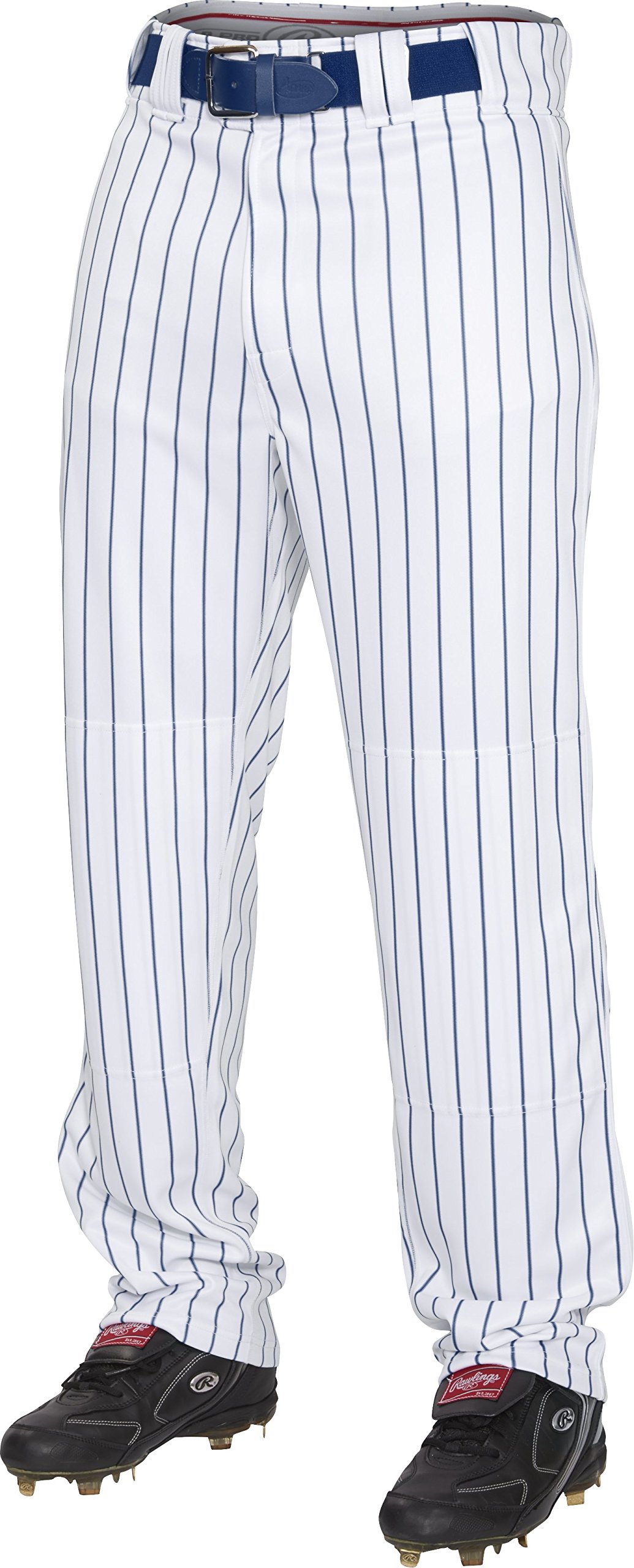 Rawlings PRO 150 Series Baseball Pants for Adults: Pinstripes, Relaxed Fit, Comfortable for Practice and Games