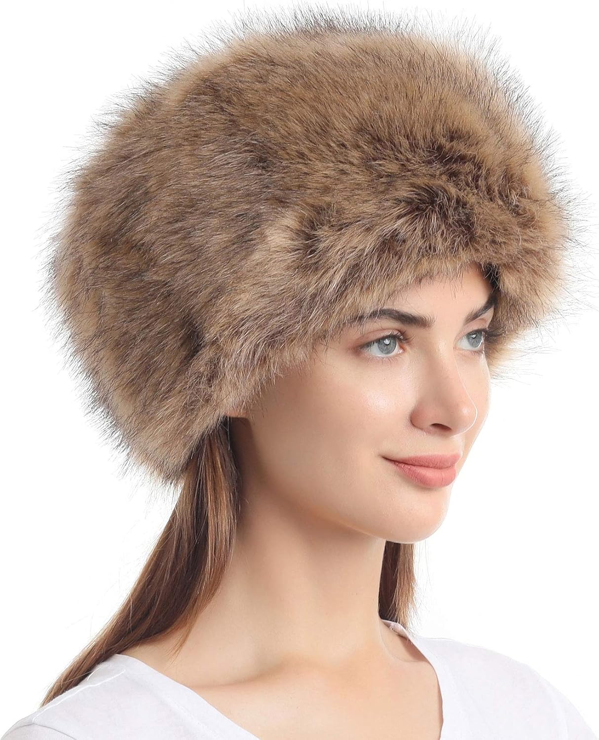 Womens faux fur hats winter Clearance