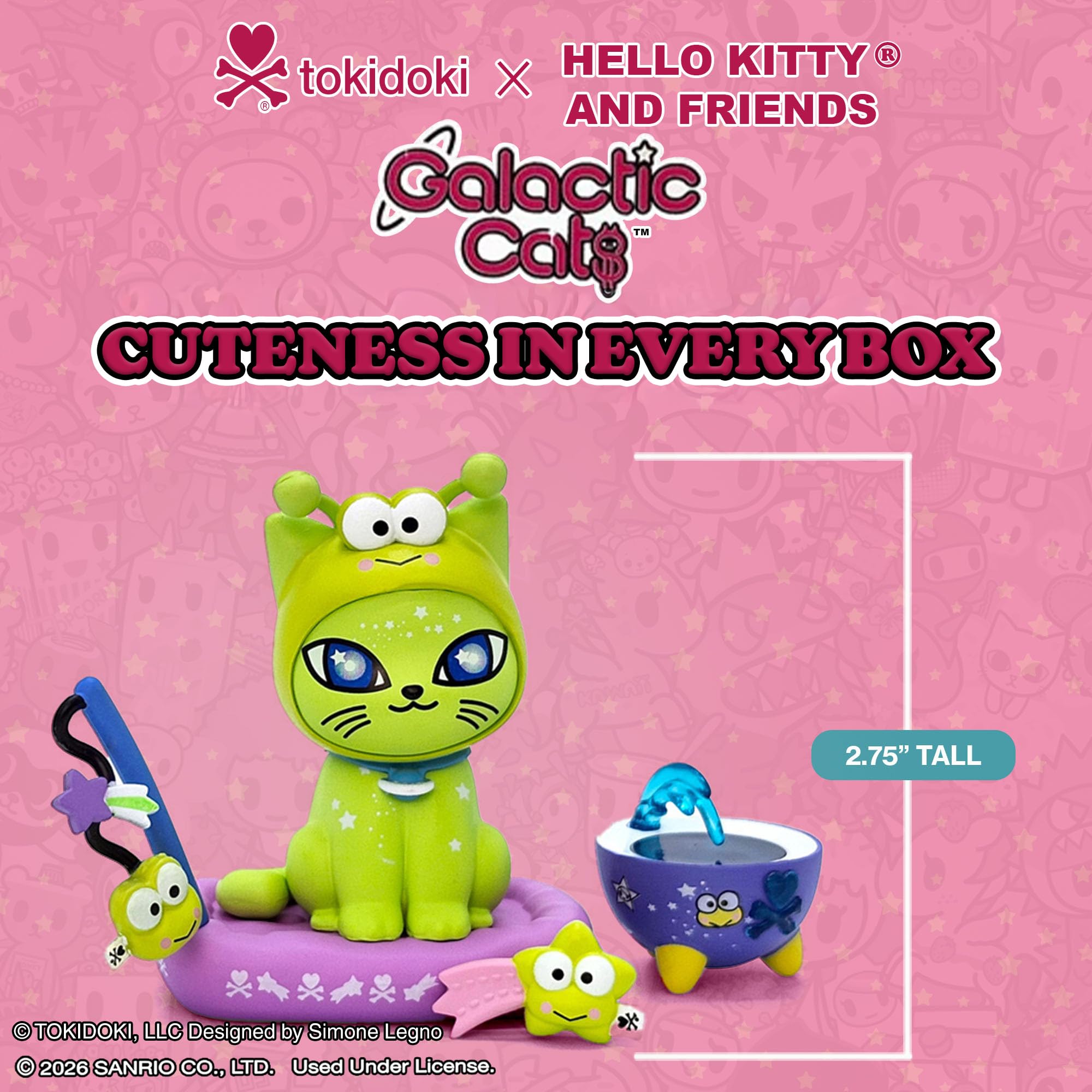 Amazon.com: tokidoki™ x Hello Kitty®️ and Friends Galactic Cats
