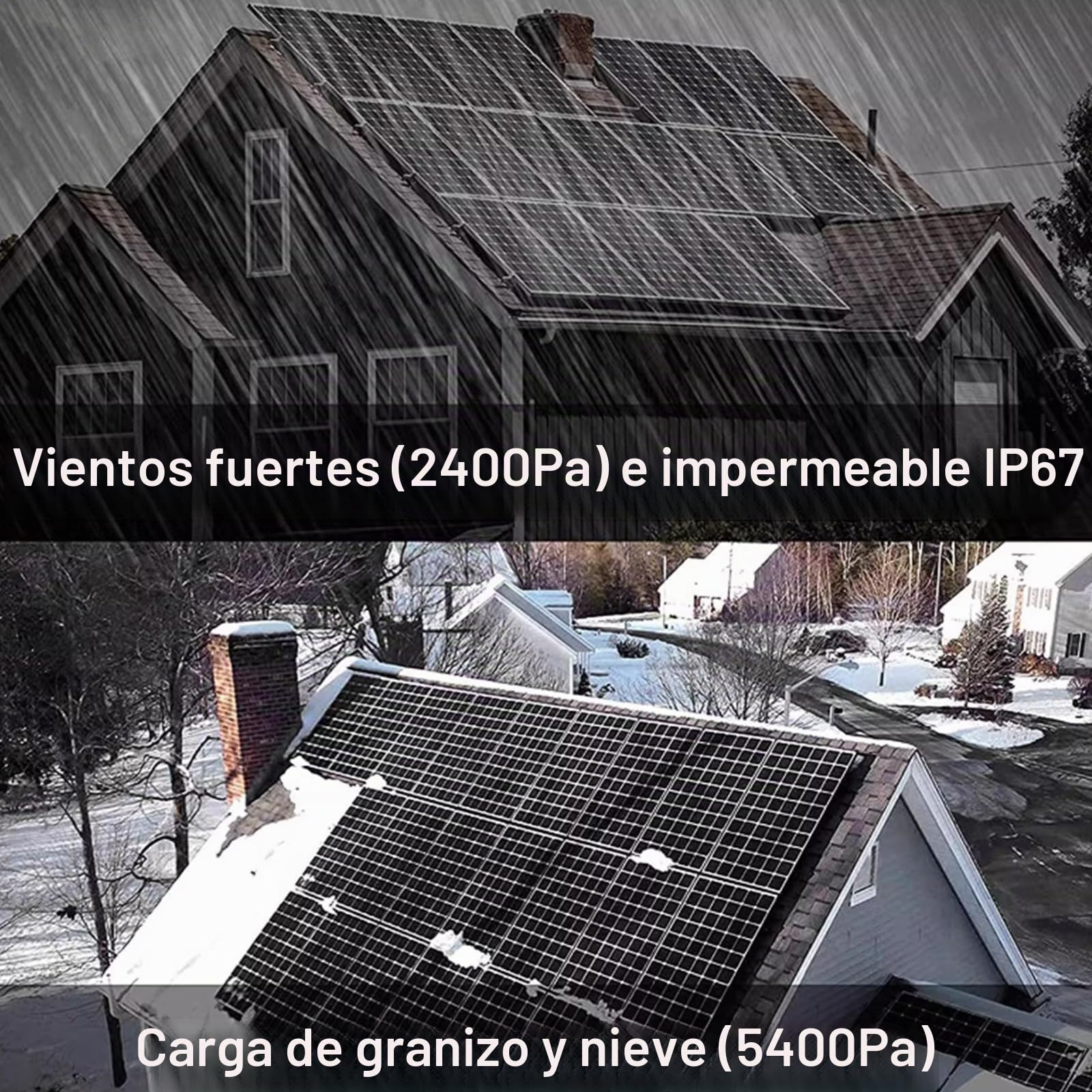 Panel Solar 300W 600W 1200W Solares Fotovoltaicas Fuera De La Red, Módulo Solar Monocristalino Flexible, Módulos Fotovoltaicos del Sistema Solar(300W)