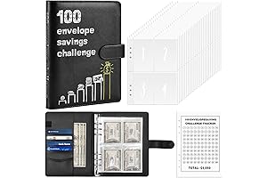 100 Envelopes Money Saving Challenge Book with Envelopes
