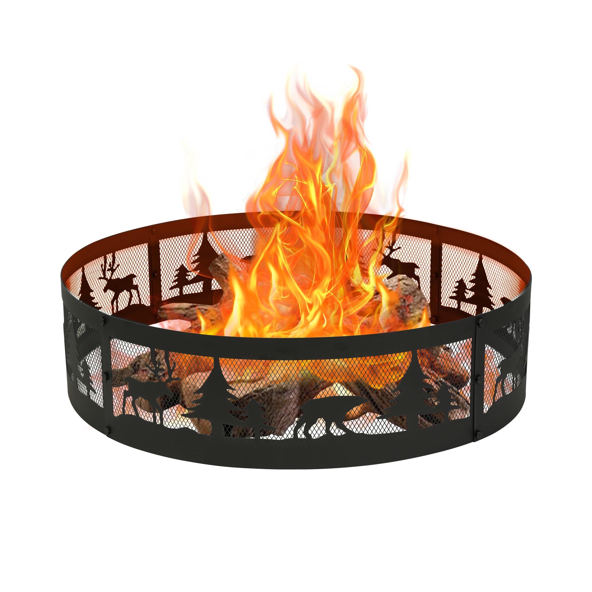 Amazon.com : Red Mountain Valley 36 Inch Fire Pit Ring with