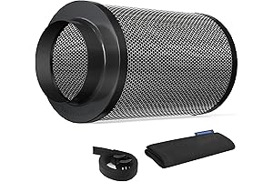 Smellines Carbon Charcoal Odor Control Filter, 4 Inch