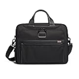 Alpha Organizer Brief - Laptop Briefcase for Commute or Travel - Fits Up to 15